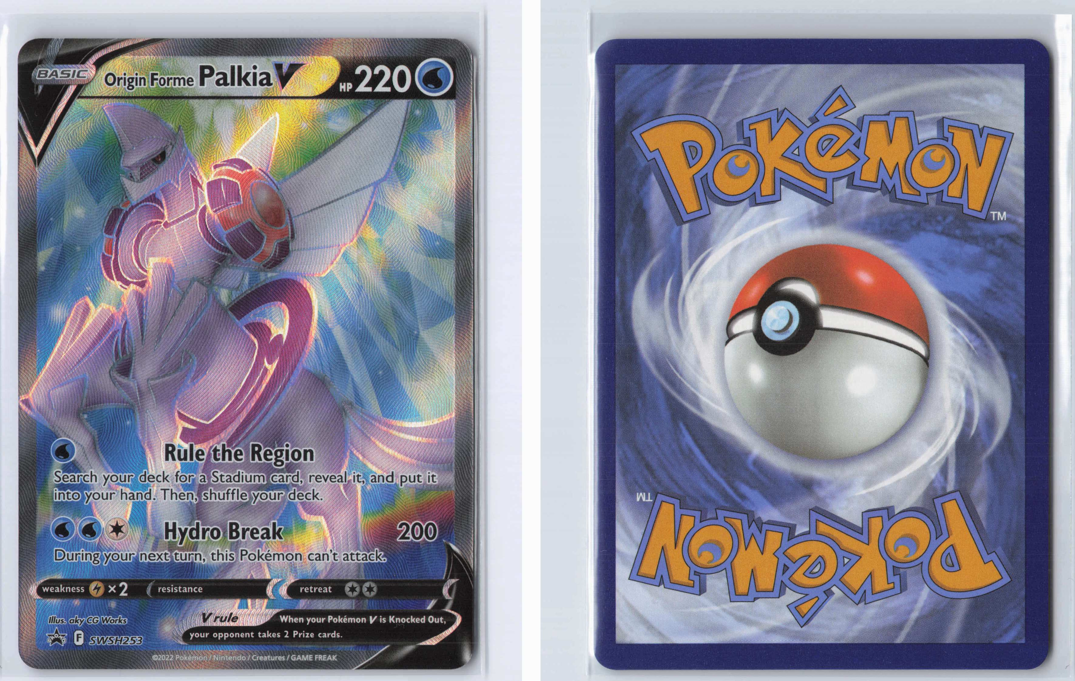 (#SWSH253) Origin Forme Palkia V [SWSH: Sword & Shield Promo Cards]