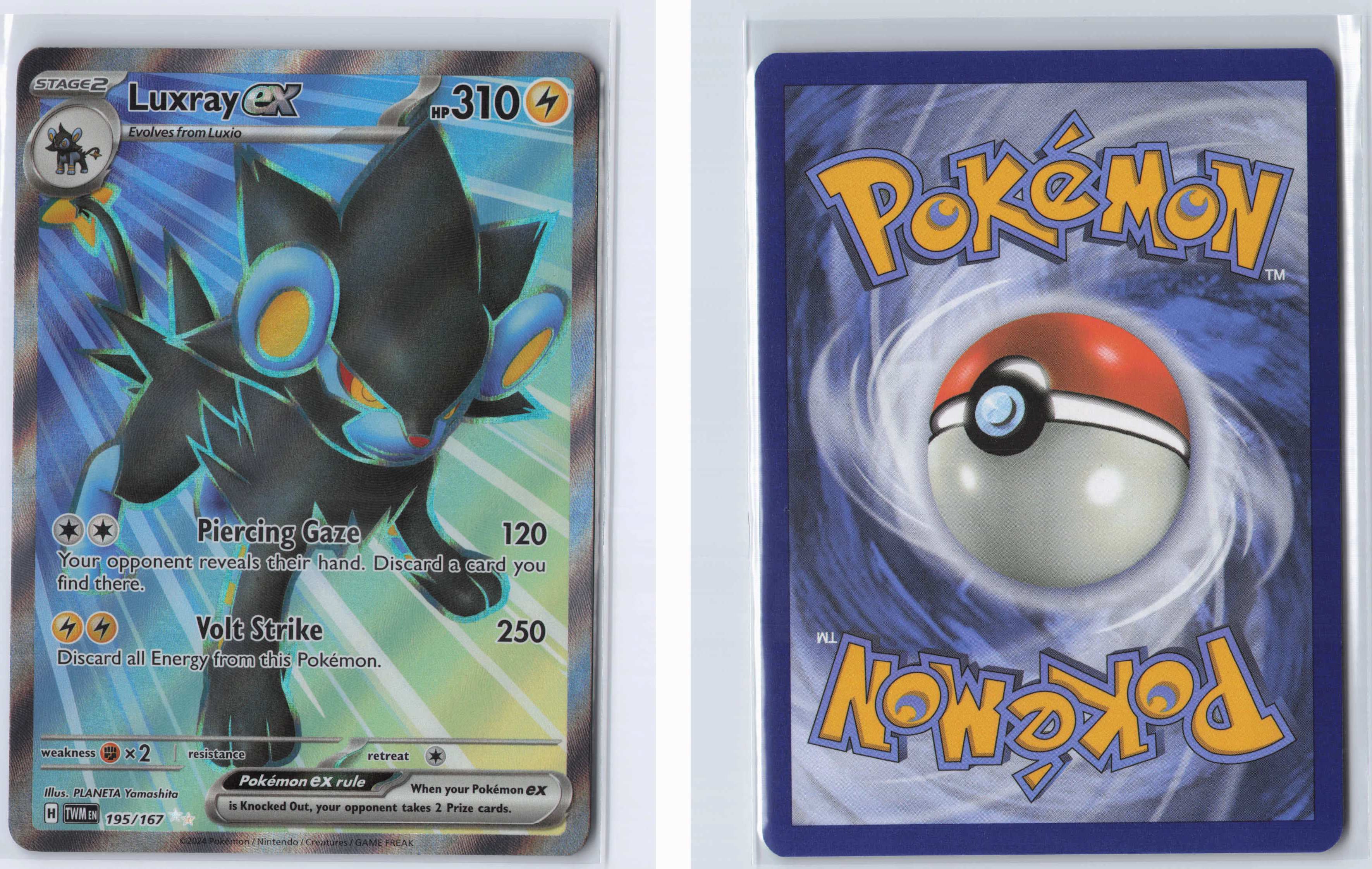 (#195/167) Luxray ex [SV06: Twilight Masquerade]