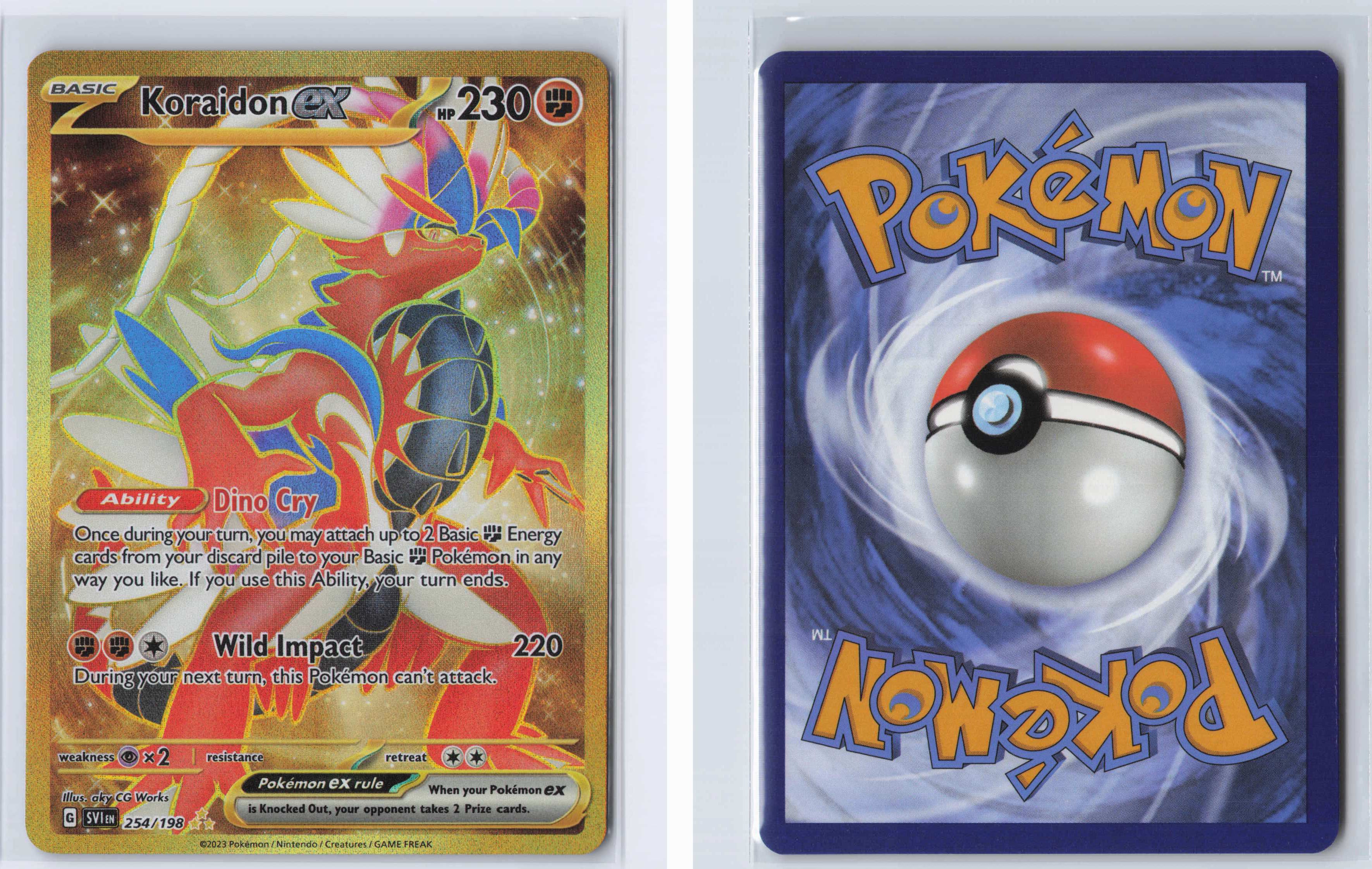 (#254/198) Koraidon ex [SV01: Scarlet & Violet Base Set]