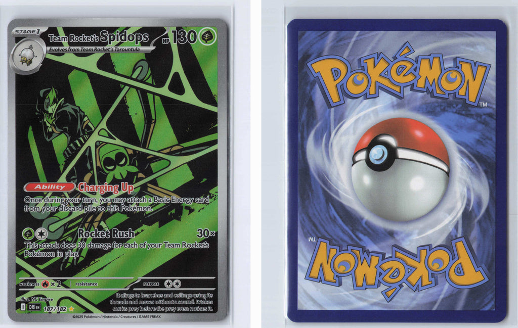 (#187/182) Team Rocket's Spidops [SV10: Destined Rivals]