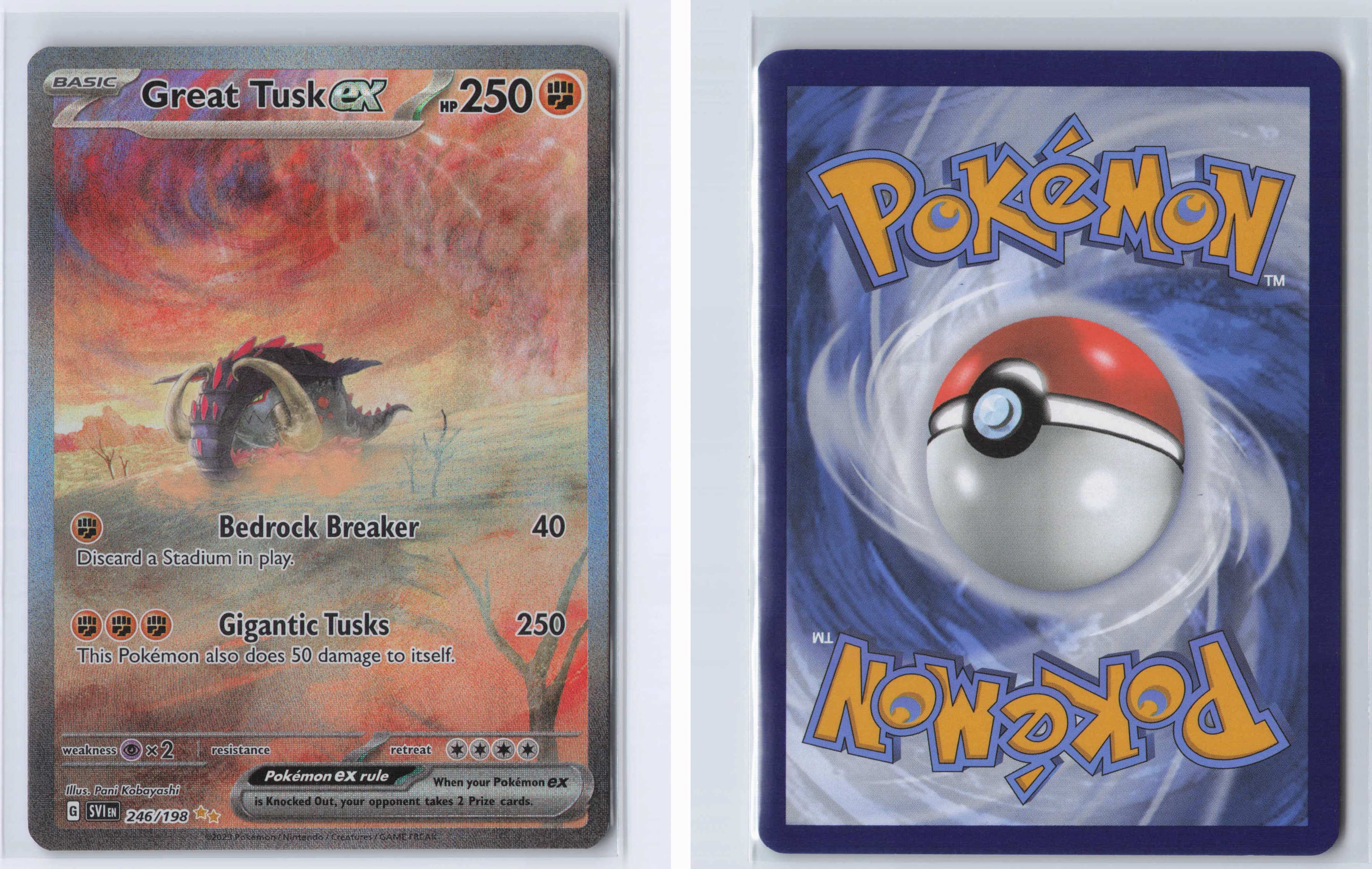 (#246/198) Great Tusk ex [SV01: Scarlet & Violet Base Set]
