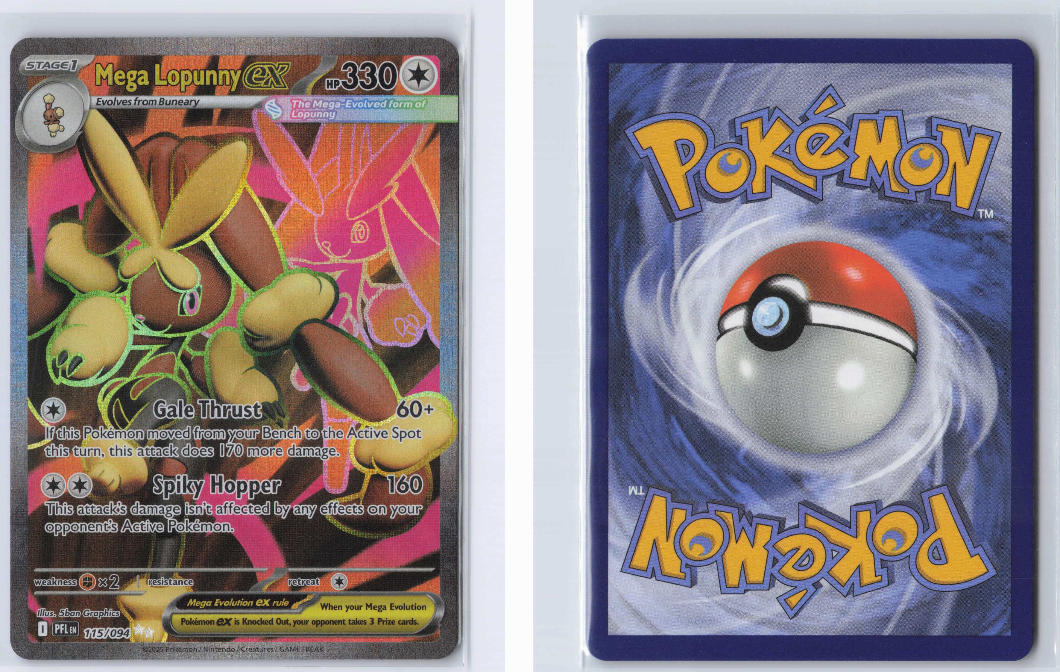 (#115/094) Mega Lopunny ex [Mega Evolutions: Phantasmal Flames]