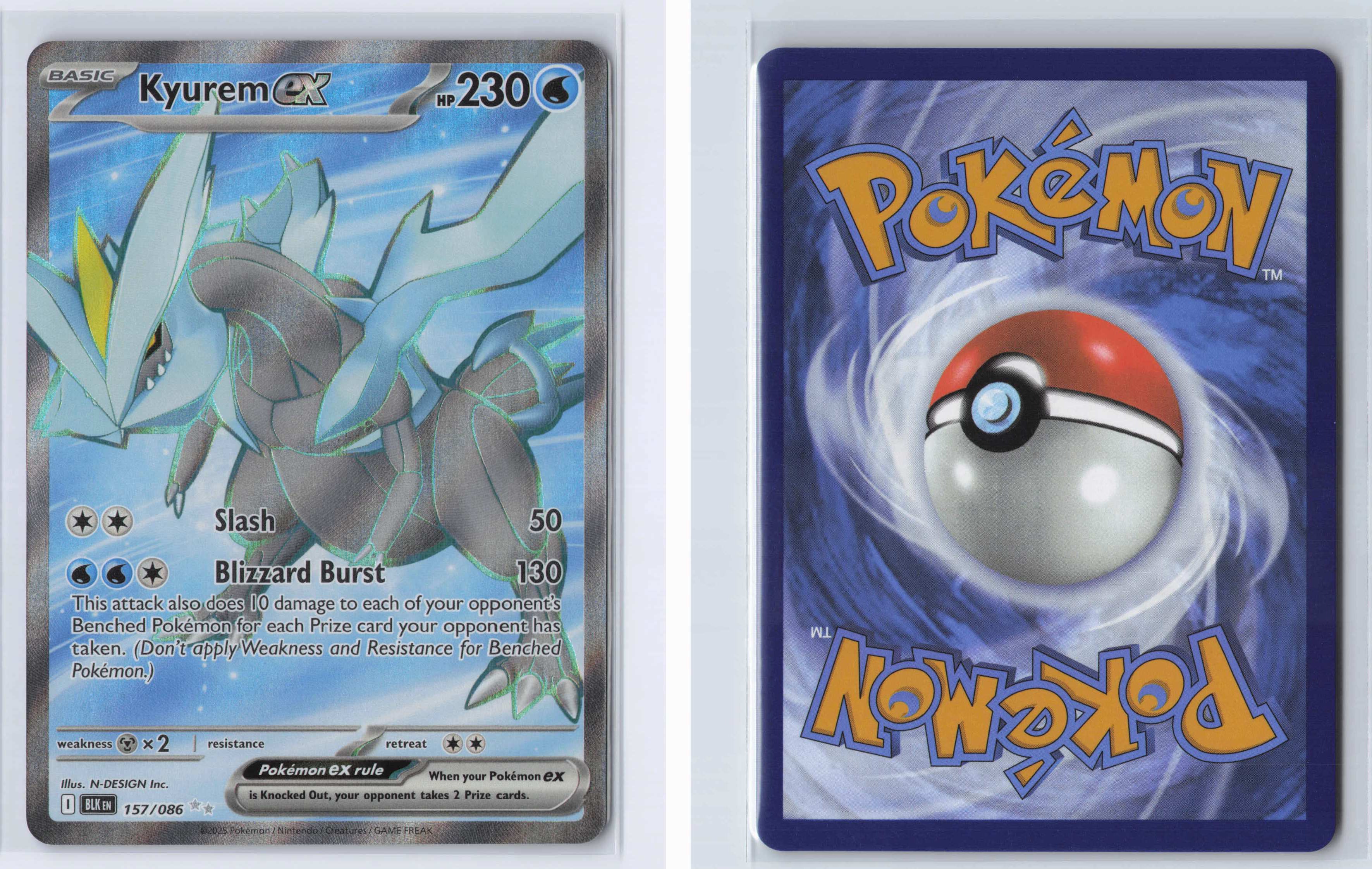 (#157/086) Kyurem ex [SV: Black Bolt]
