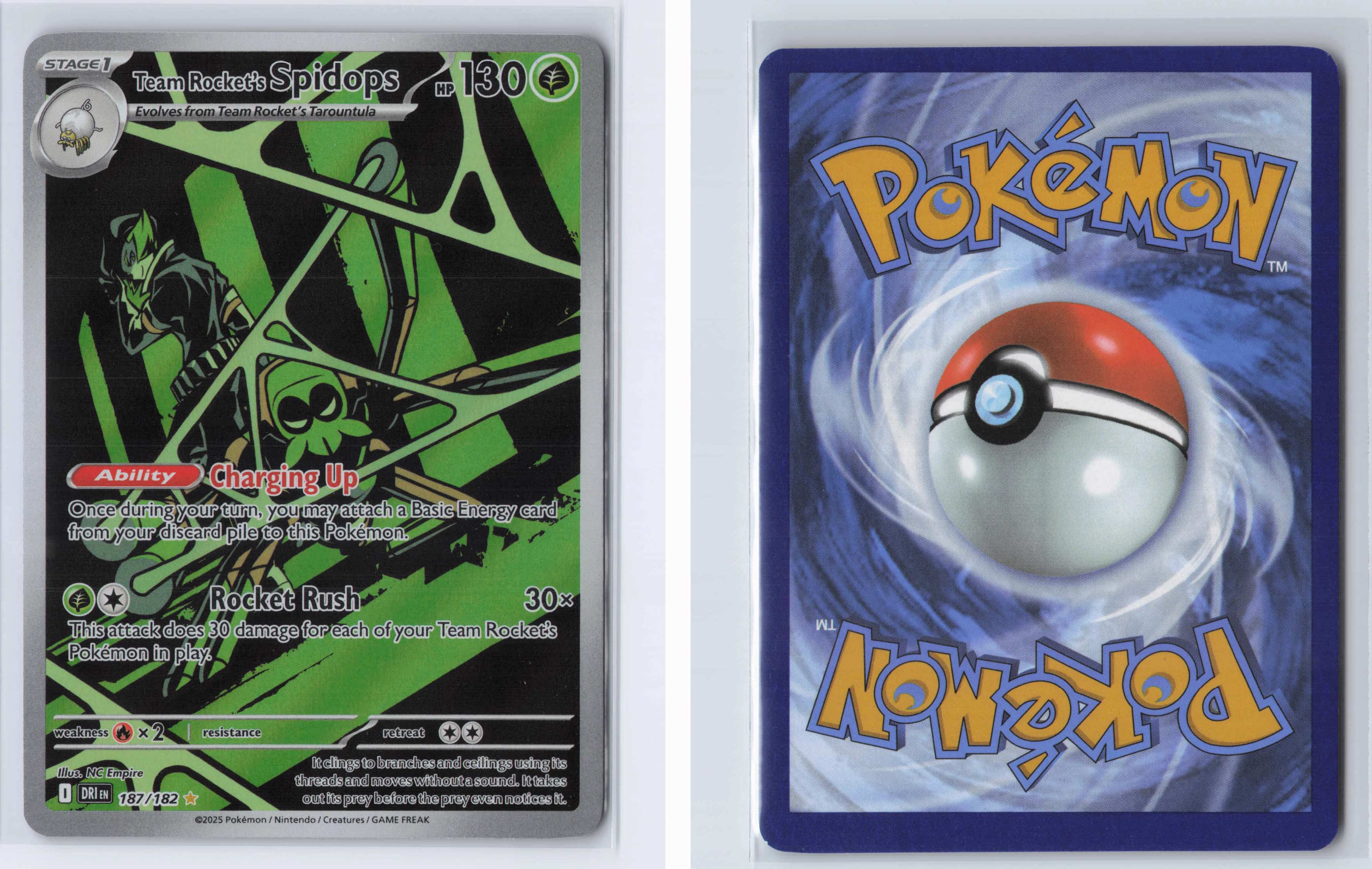 (#187/182) Team Rocket's Spidops [SV10: Destined Rivals]