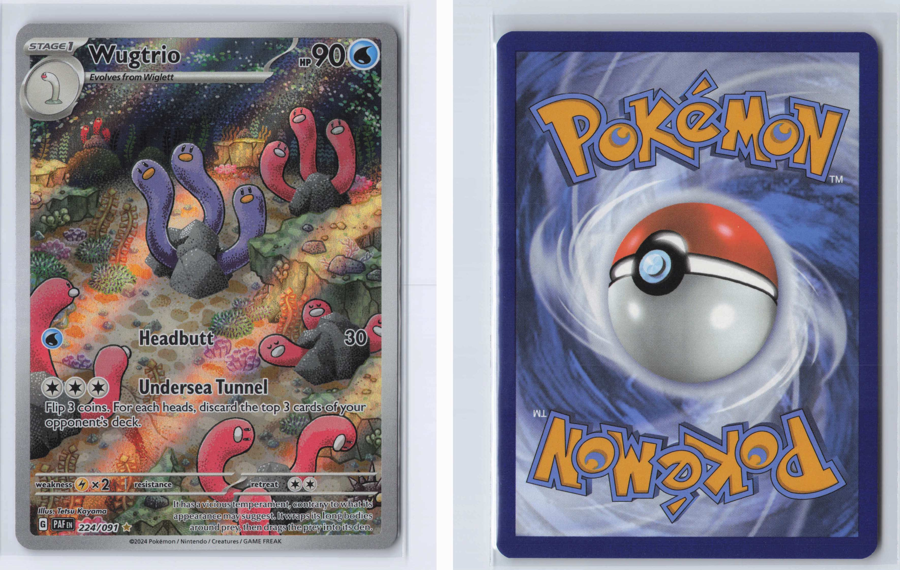 (#224/091) Wugtrio [Scarlet & Violet: Paldean Fates]