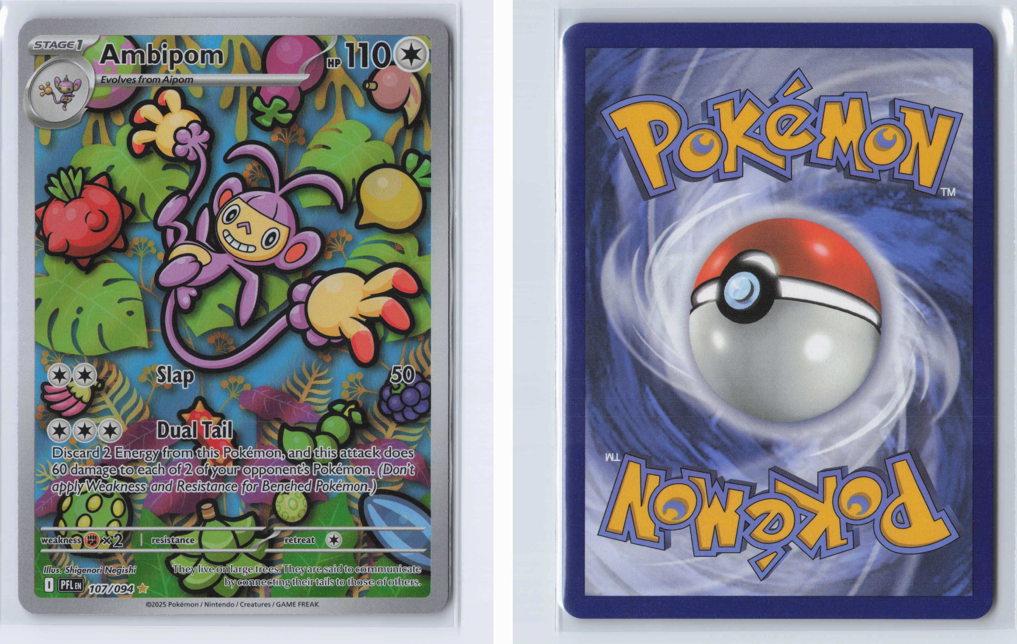 (#107/094) Ambipom [Mega Evolutions: Phantasmal Flames]