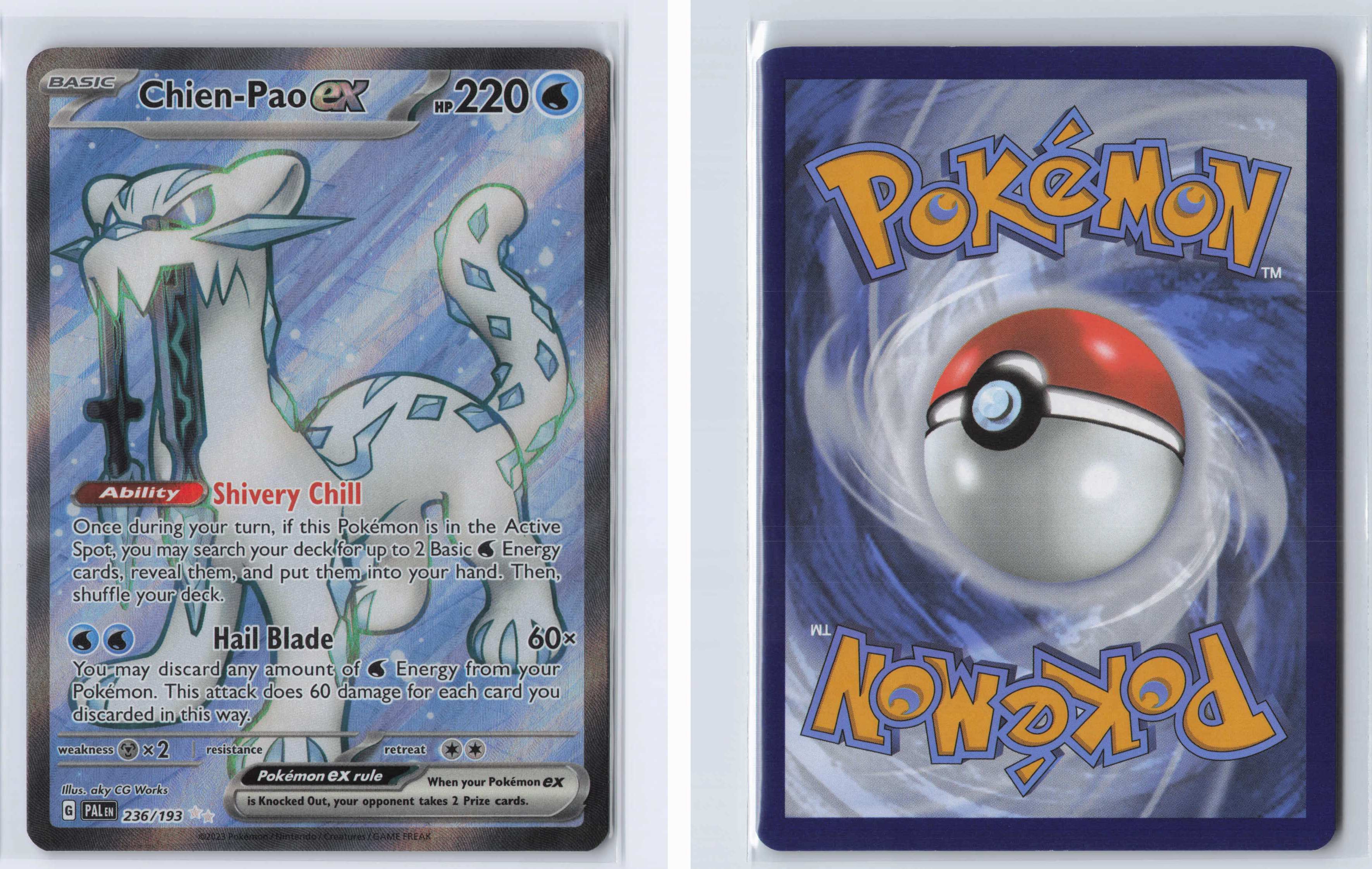 (#236/193) Chien-Pao ex [SV02: Paldea Evolved]