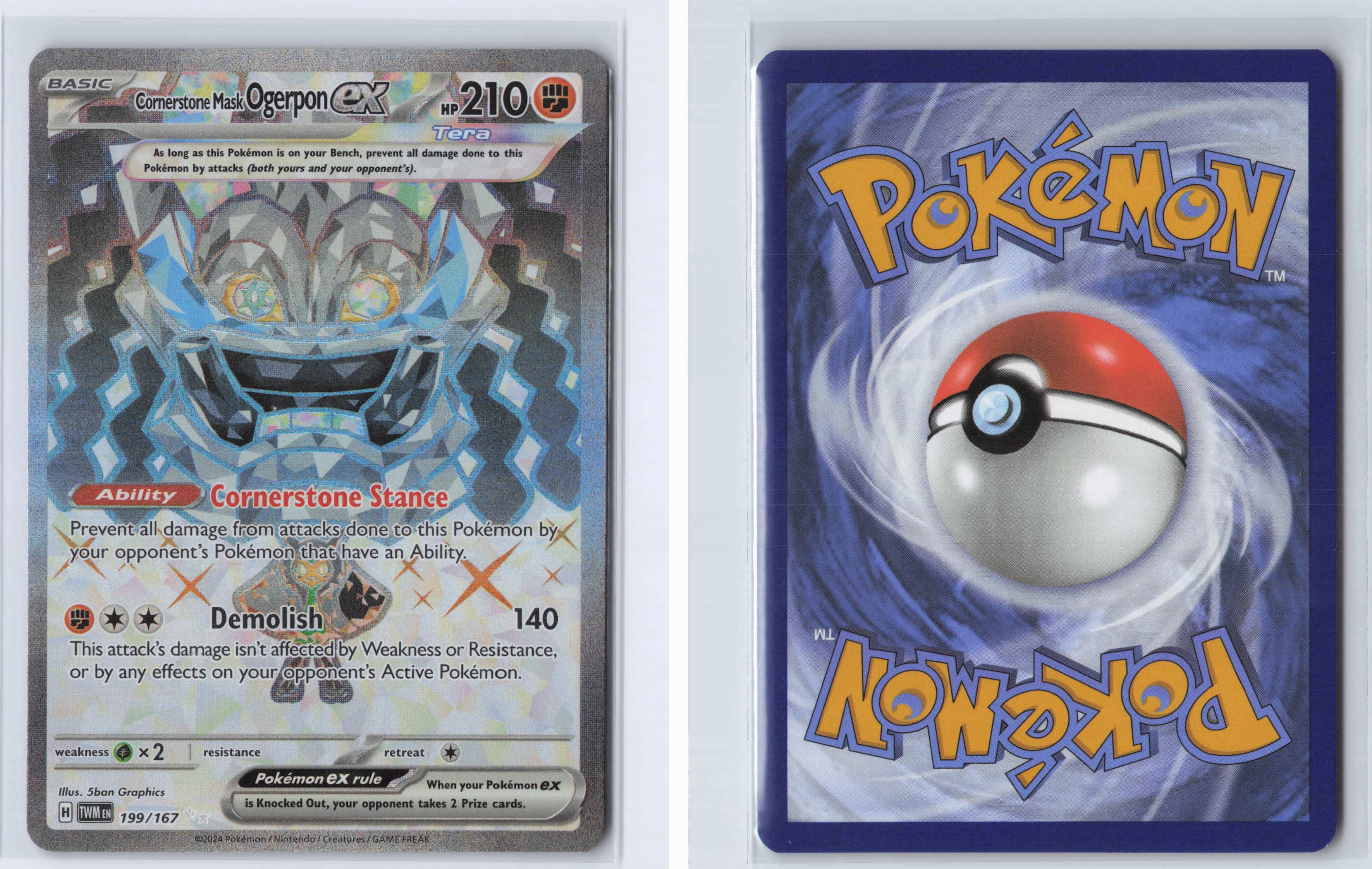 (#199/167) Cornerstone Mask Ogerpon ex [SV06: Twilight Masquerade]
