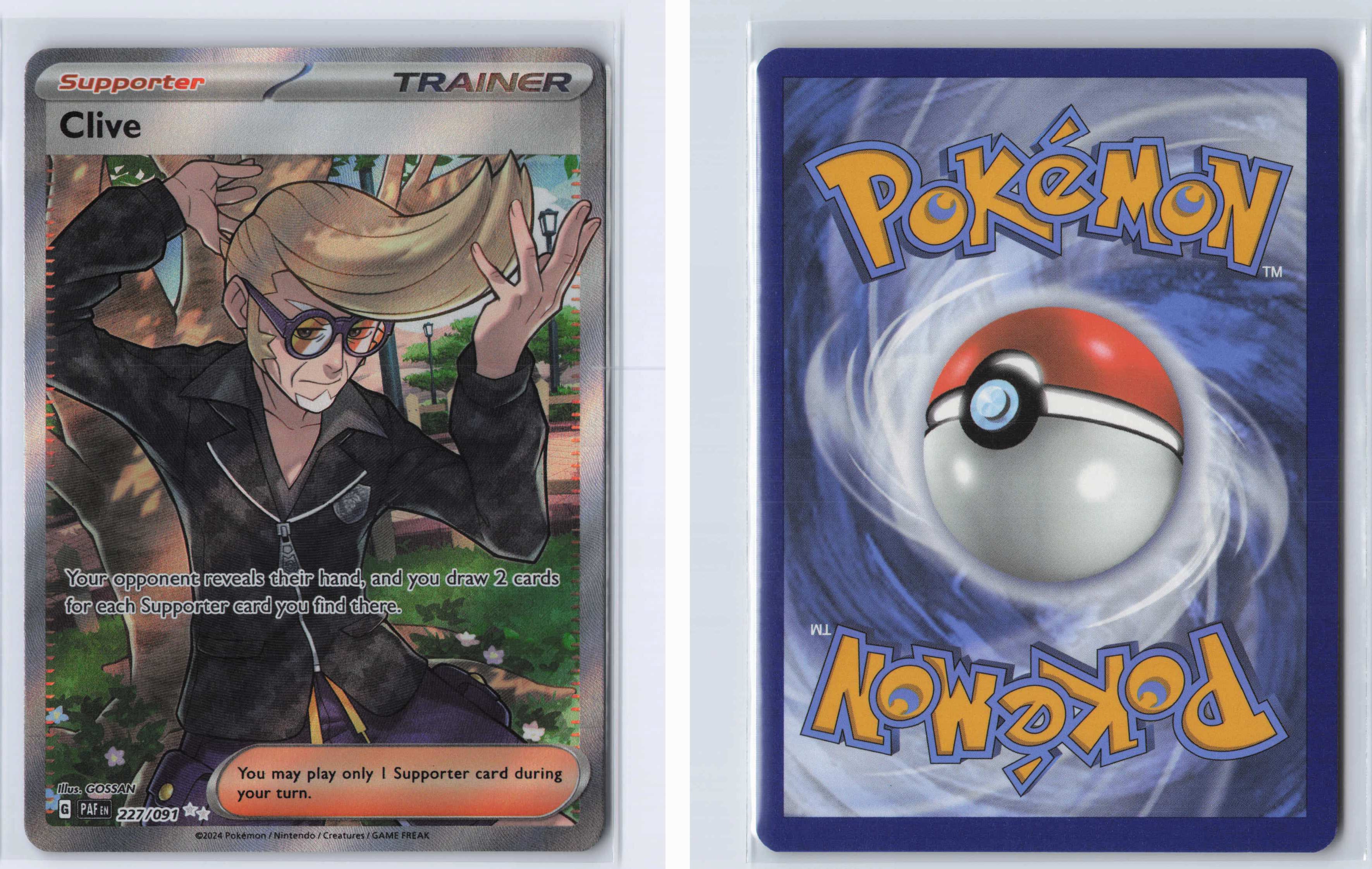 (#227/091) Clive [SV: Paldean Fates]