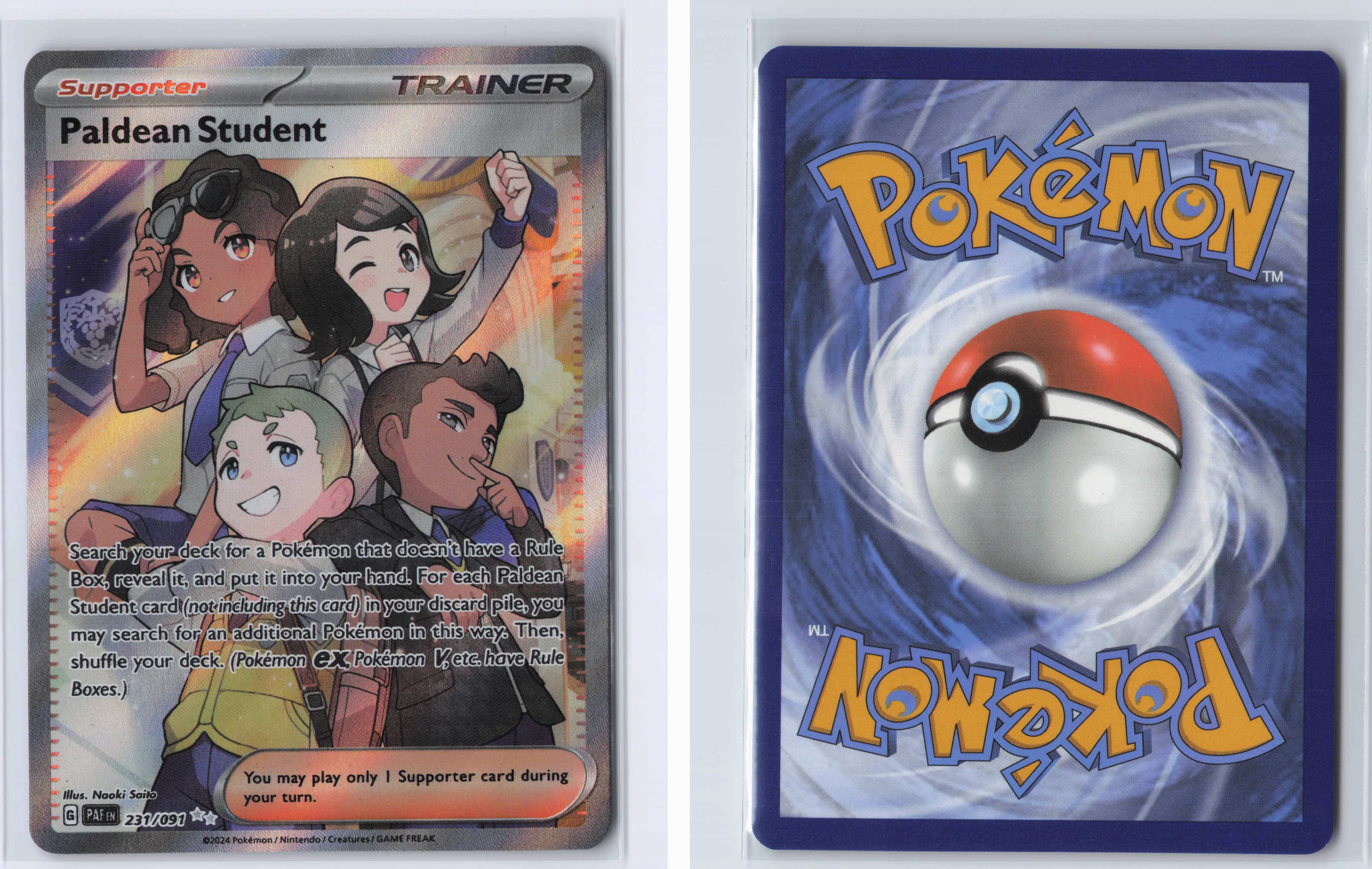 (#231/091) Paldean Student [SV: Paldean Fates]