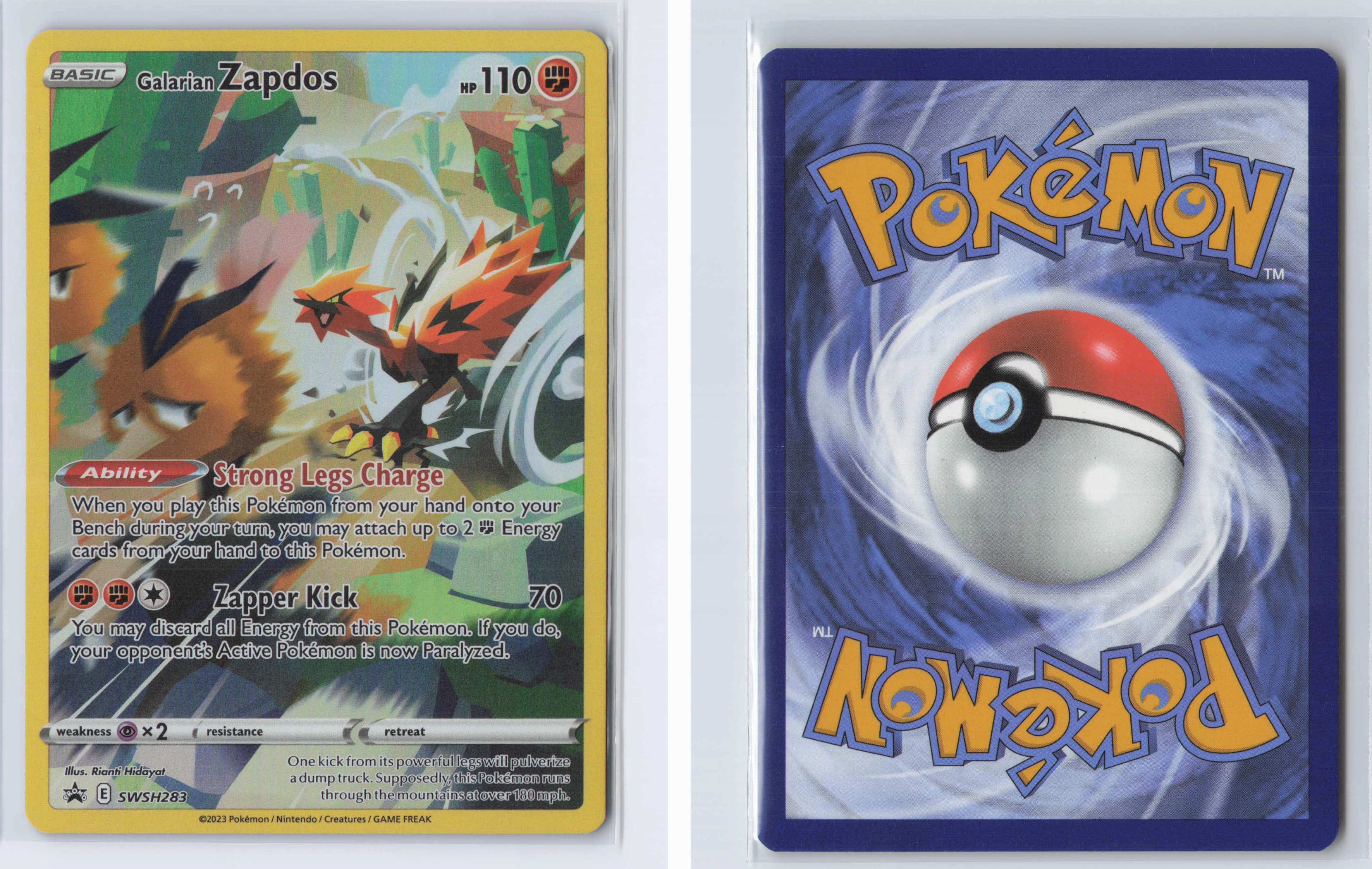 (#SWSH283) Galarian Zapdos [SWSH: Sword & Shield Promo Cards]