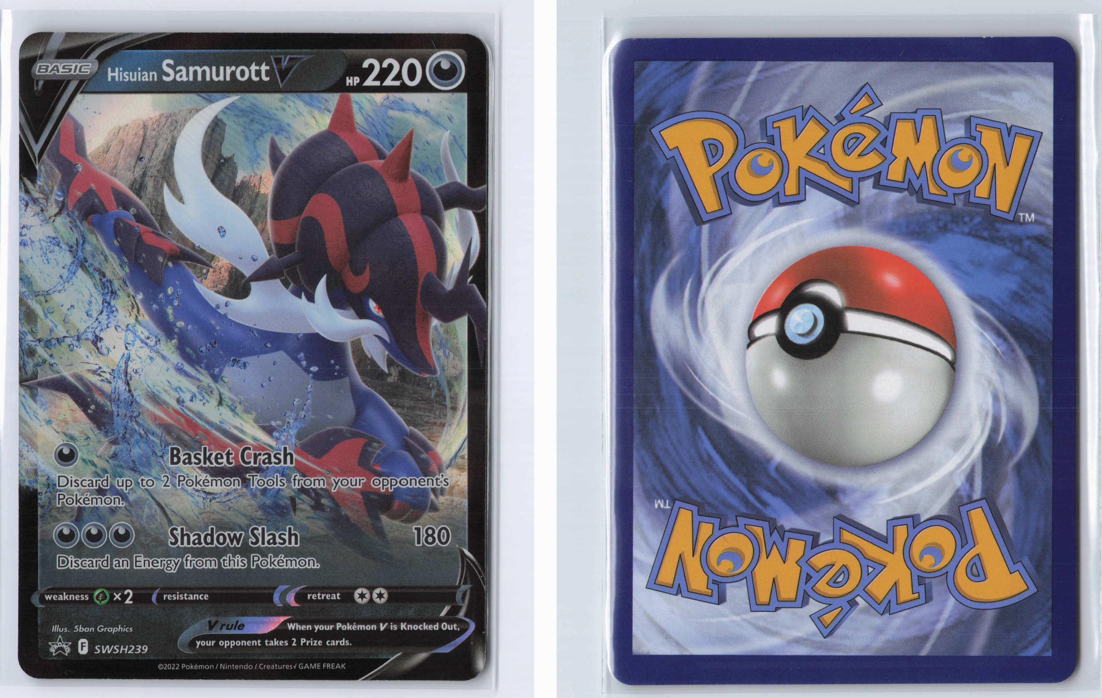 (#SWSH239) Hisuian Samurott V - [SWSH: Sword & Shield Promo Cards]