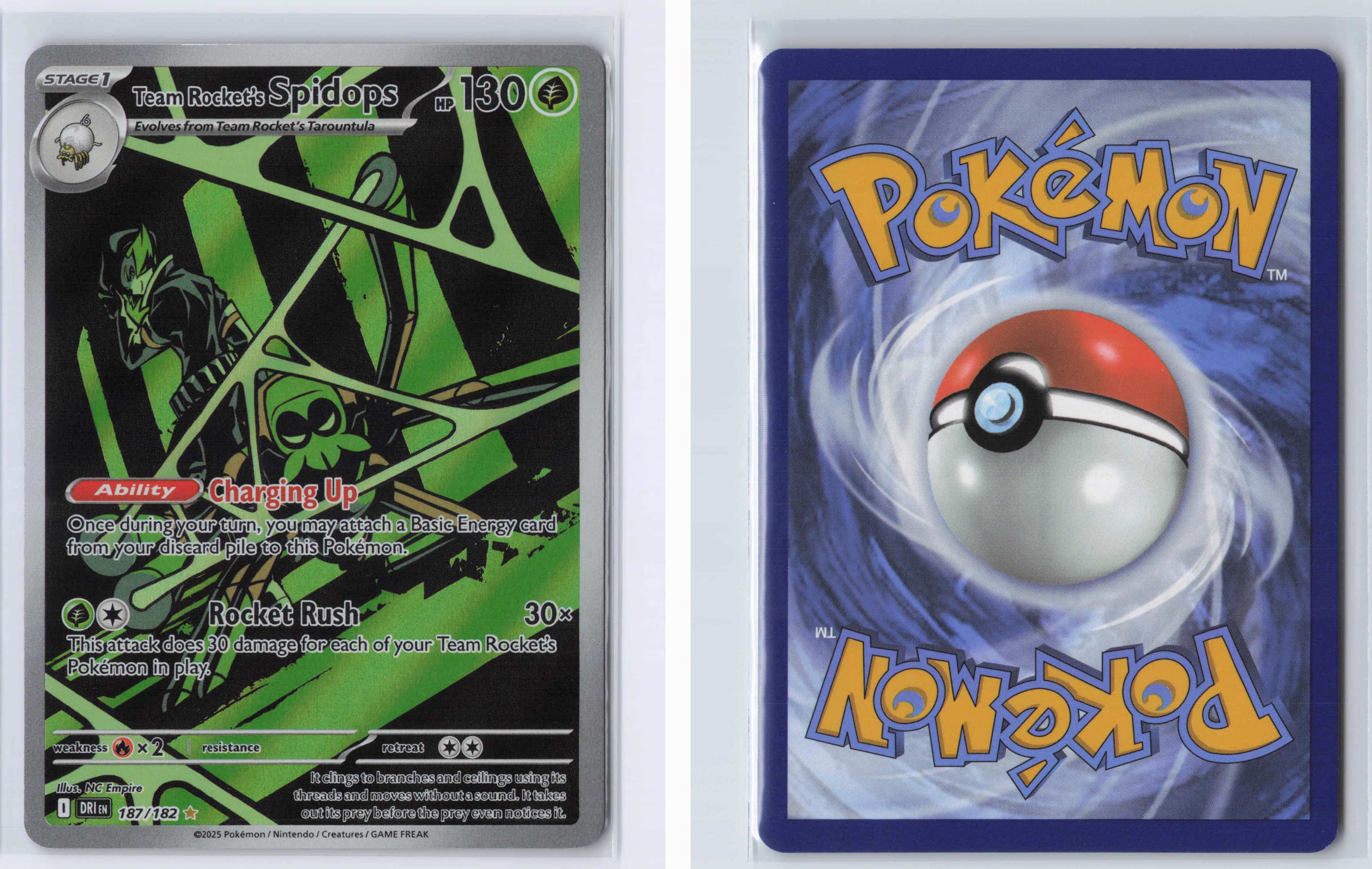 (#187/182) Team Rocket's Spidops [SV10: Destined Rivals]