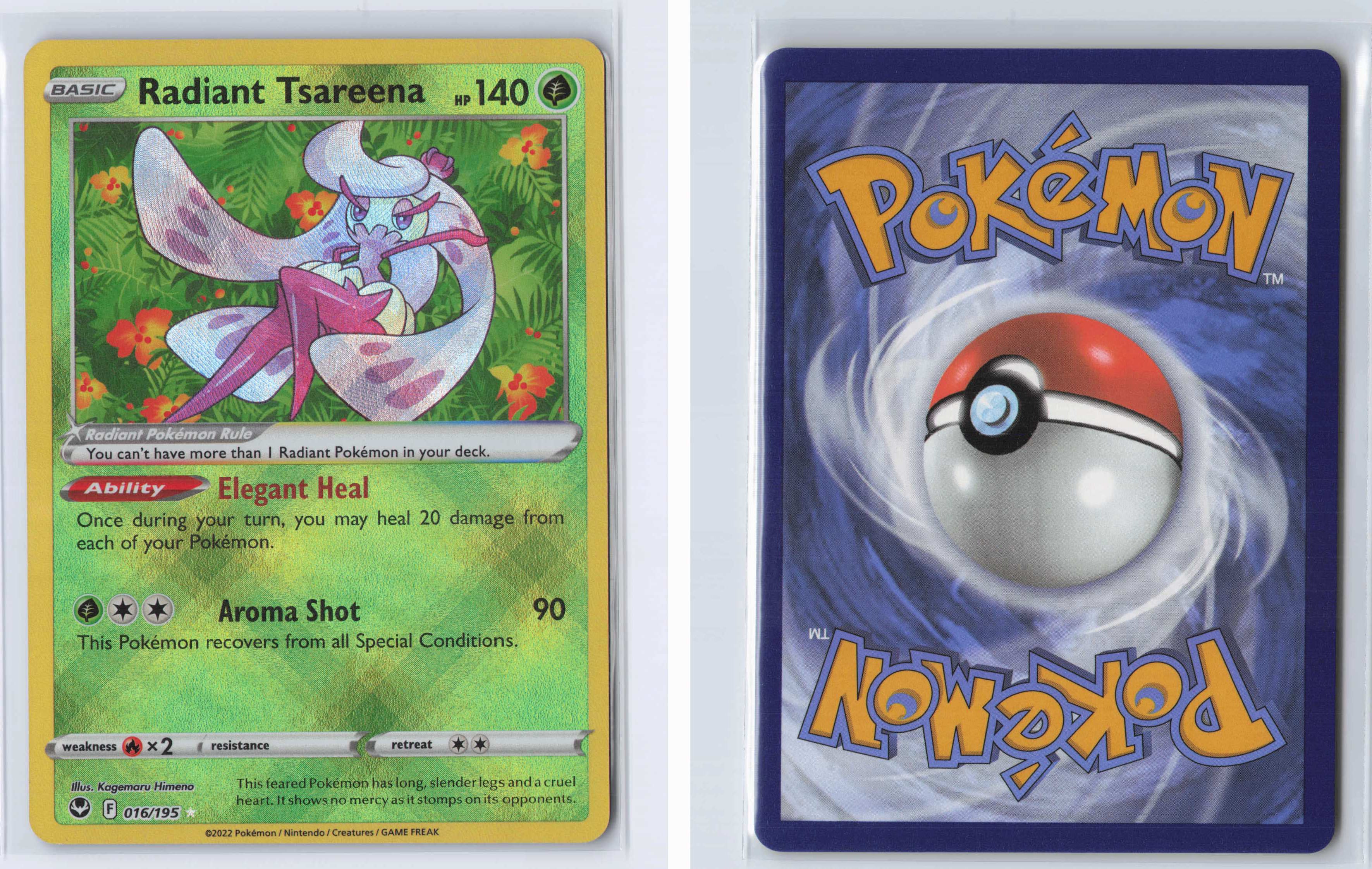 (#016/195) Radiant Tsareena [SWSH12: Silver Tempest]