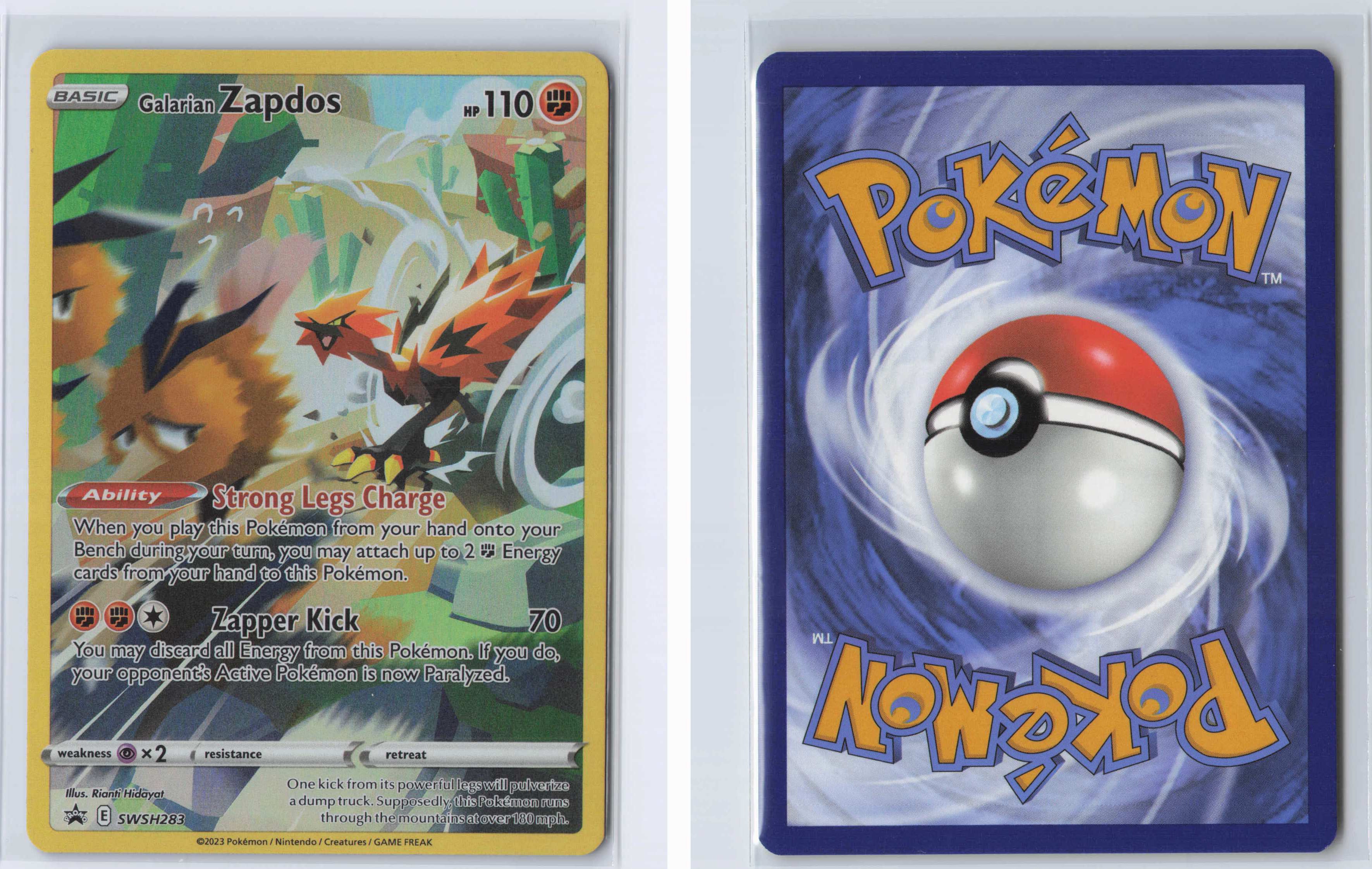 (#SWSH283) Galarian Zapdos [SWSH: Sword & Shield Promo Cards]