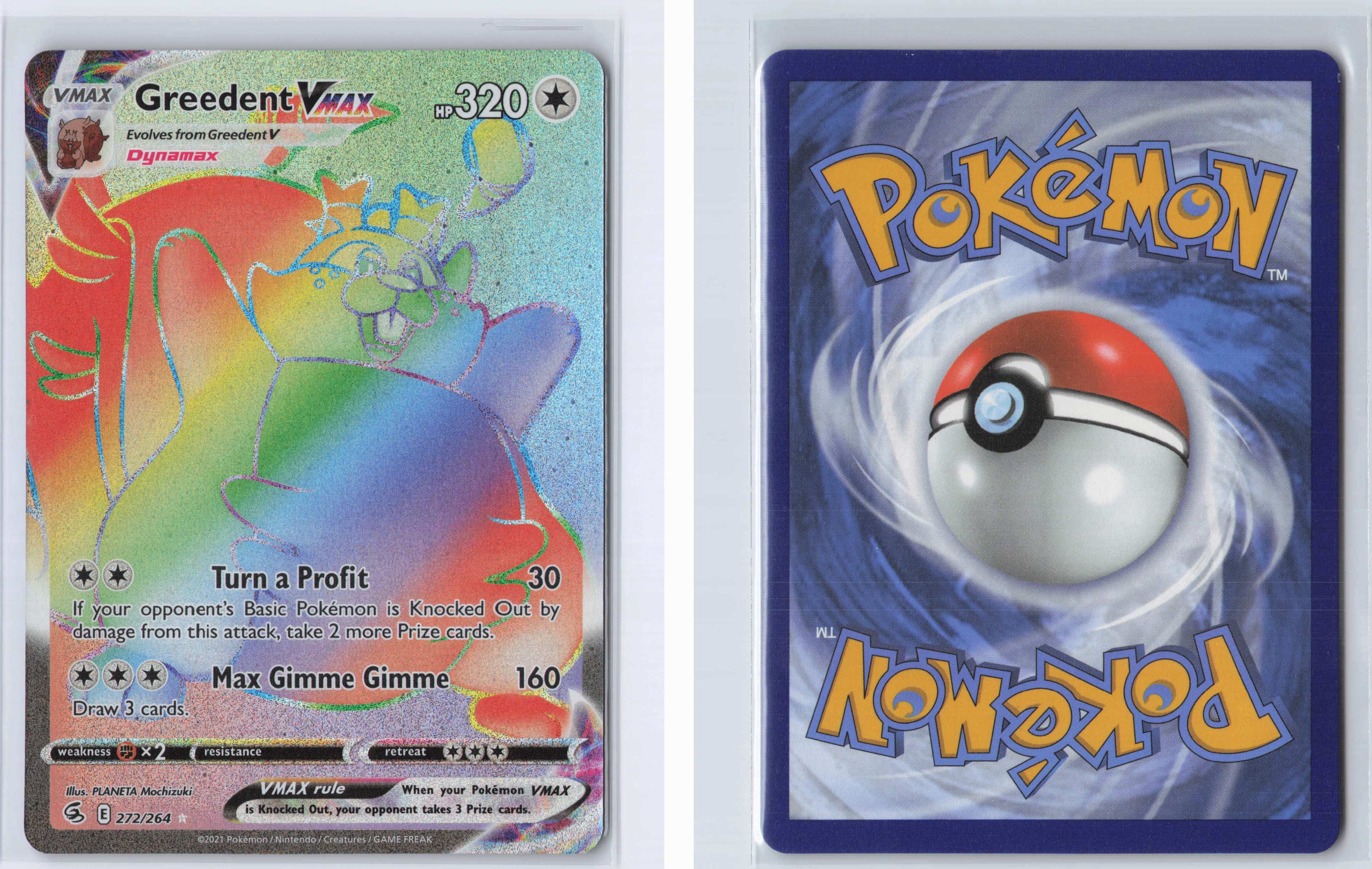 (#272/264) Greedent VMAX (Secret) [SWSH08: Fusion Strike]