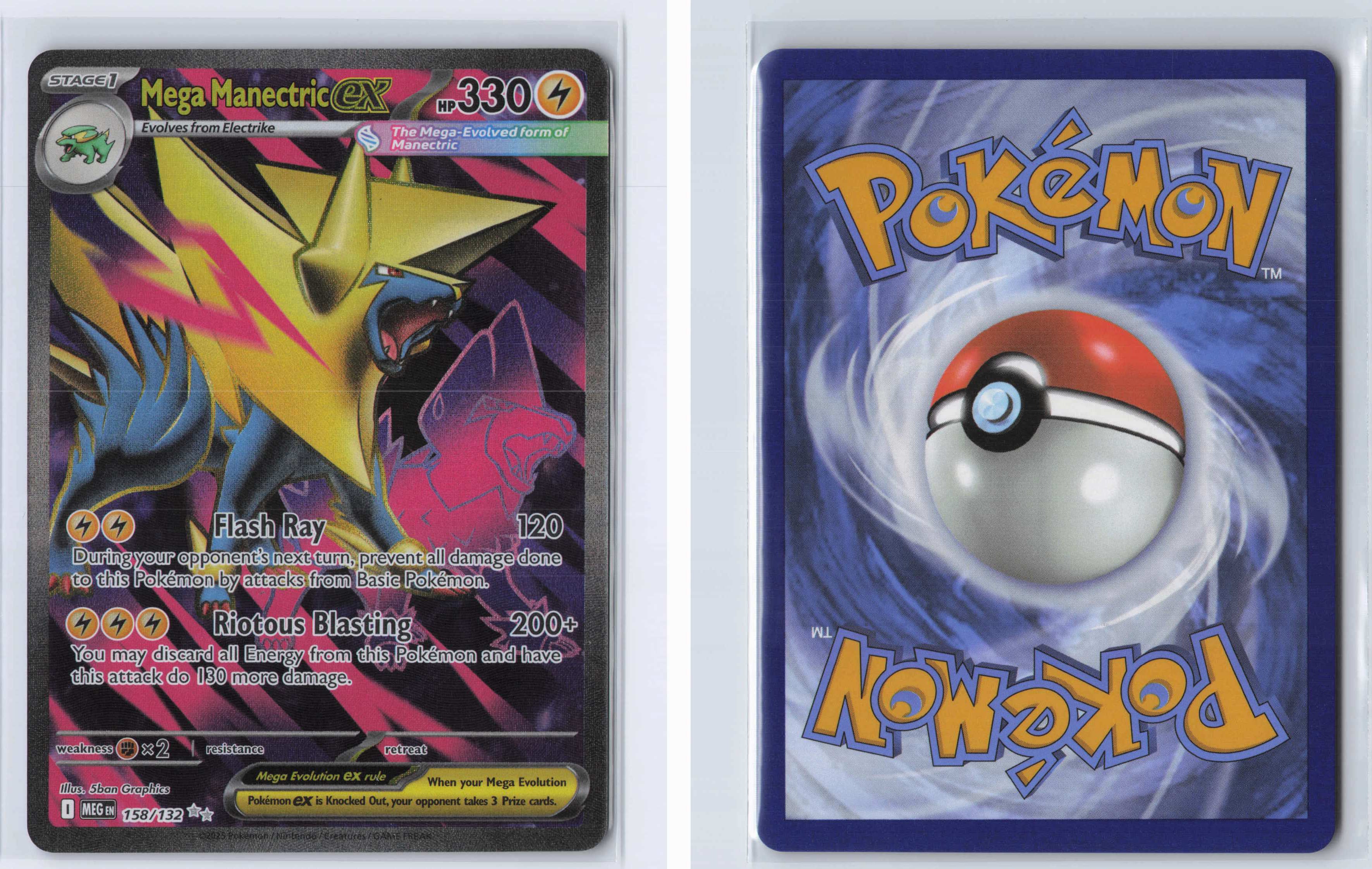 (#158/132) Mega Manectric ex [ME01: Mega Evolution]