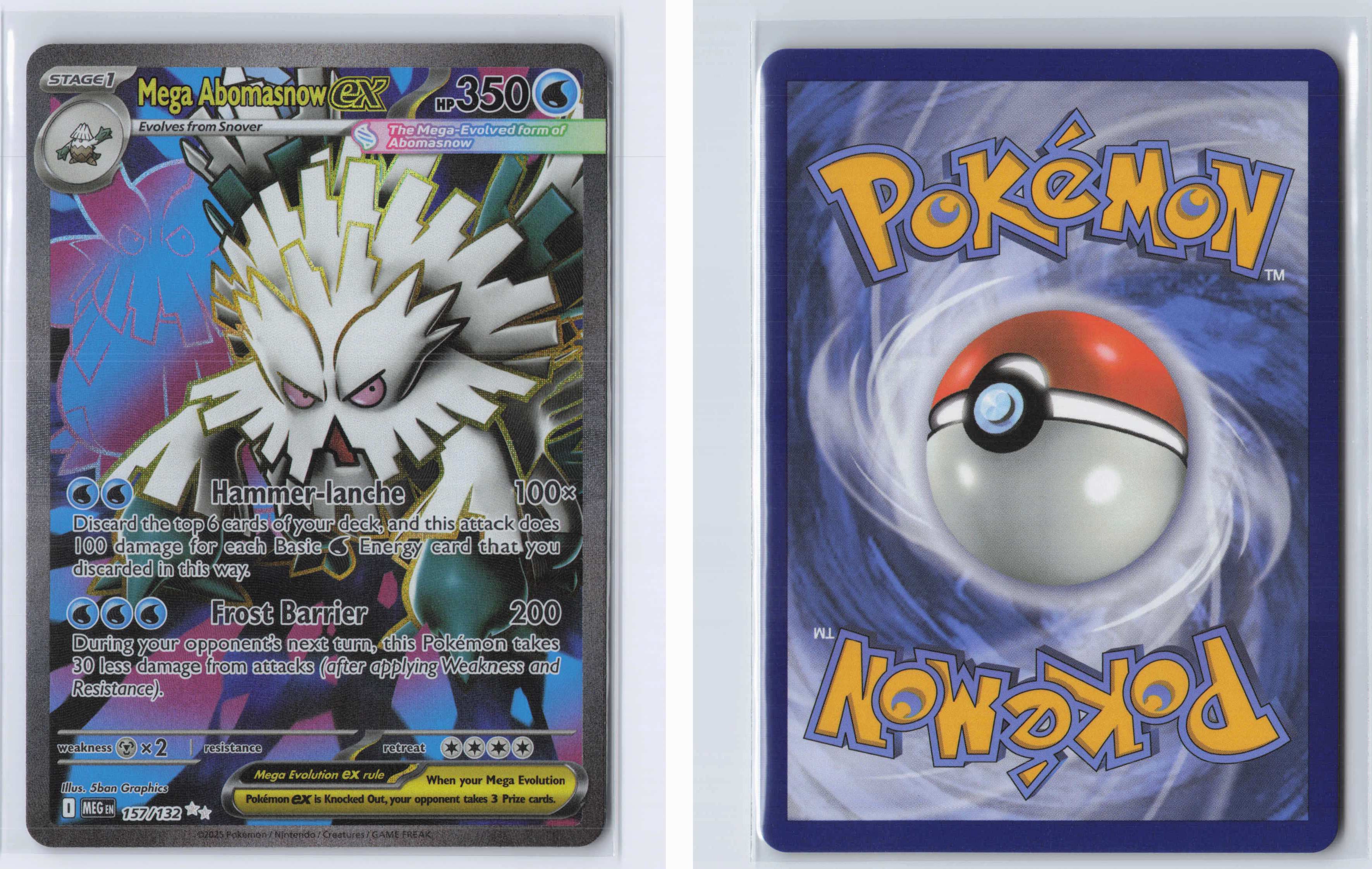 (#157/132) Mega Abomasnow ex [ME01: Mega Evolution]