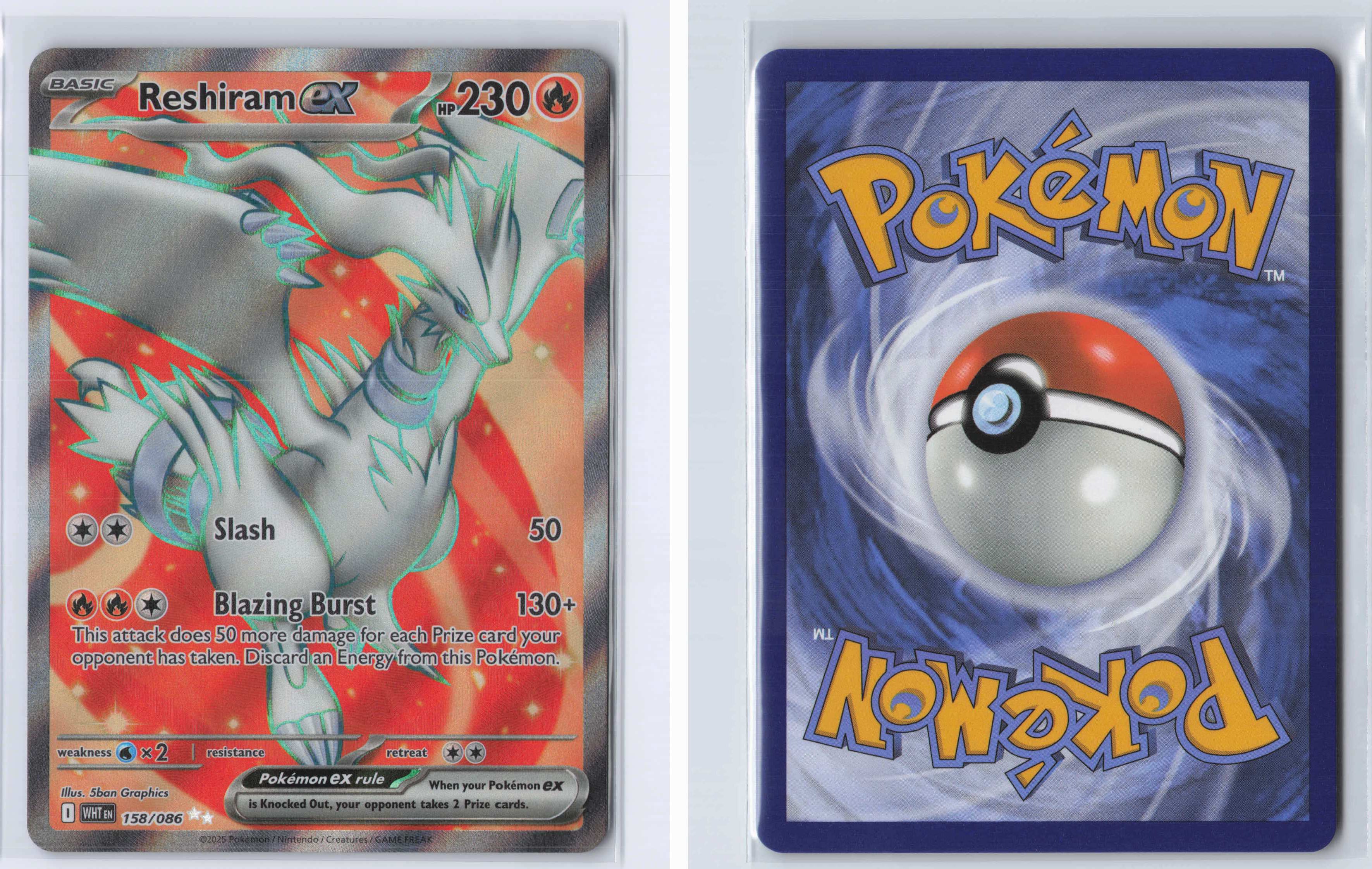 (#158/086) Reshiram ex [SV: White Flare]