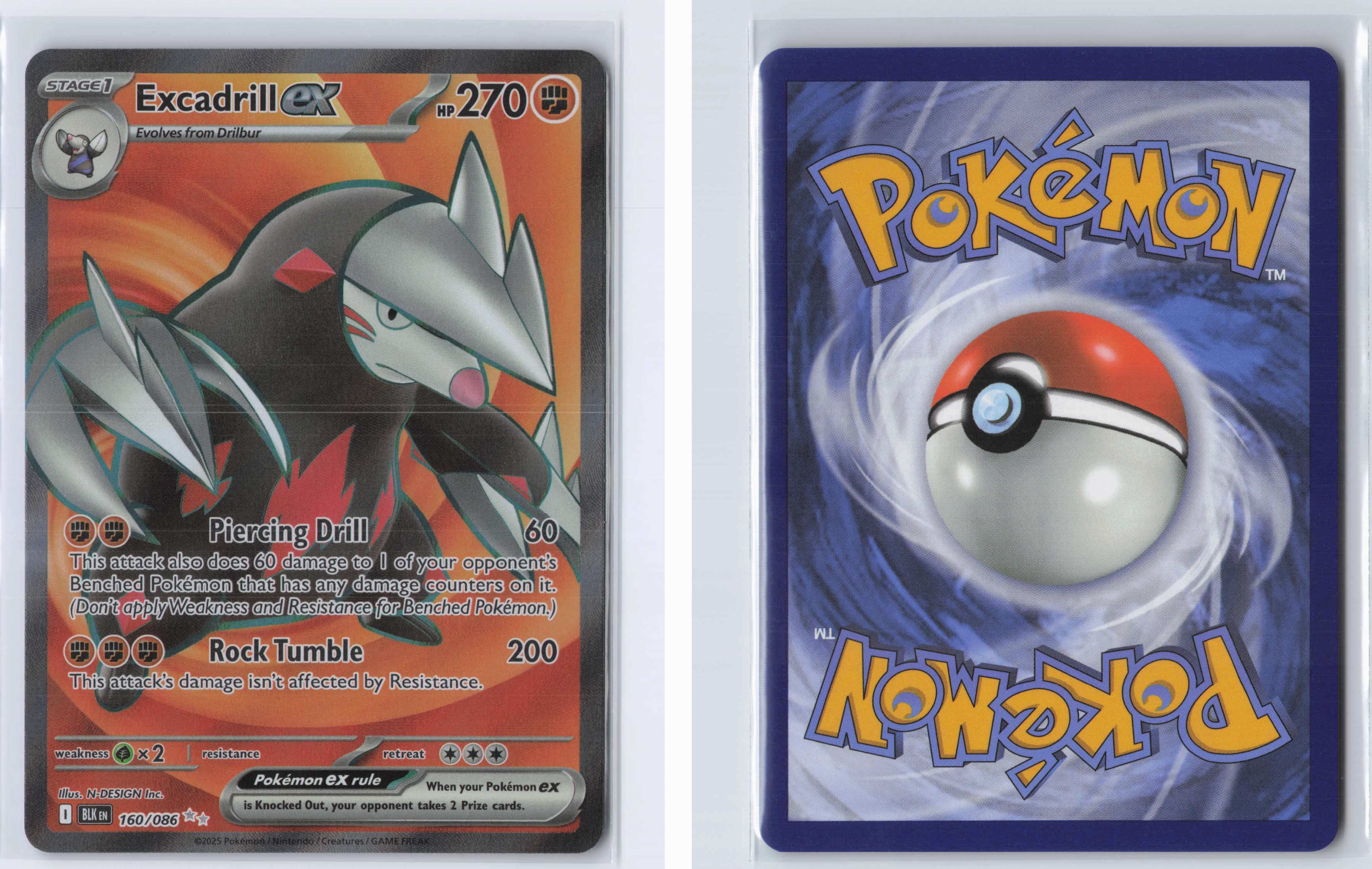 (#160/086) Excadrill ex [SV: Black Bolt]