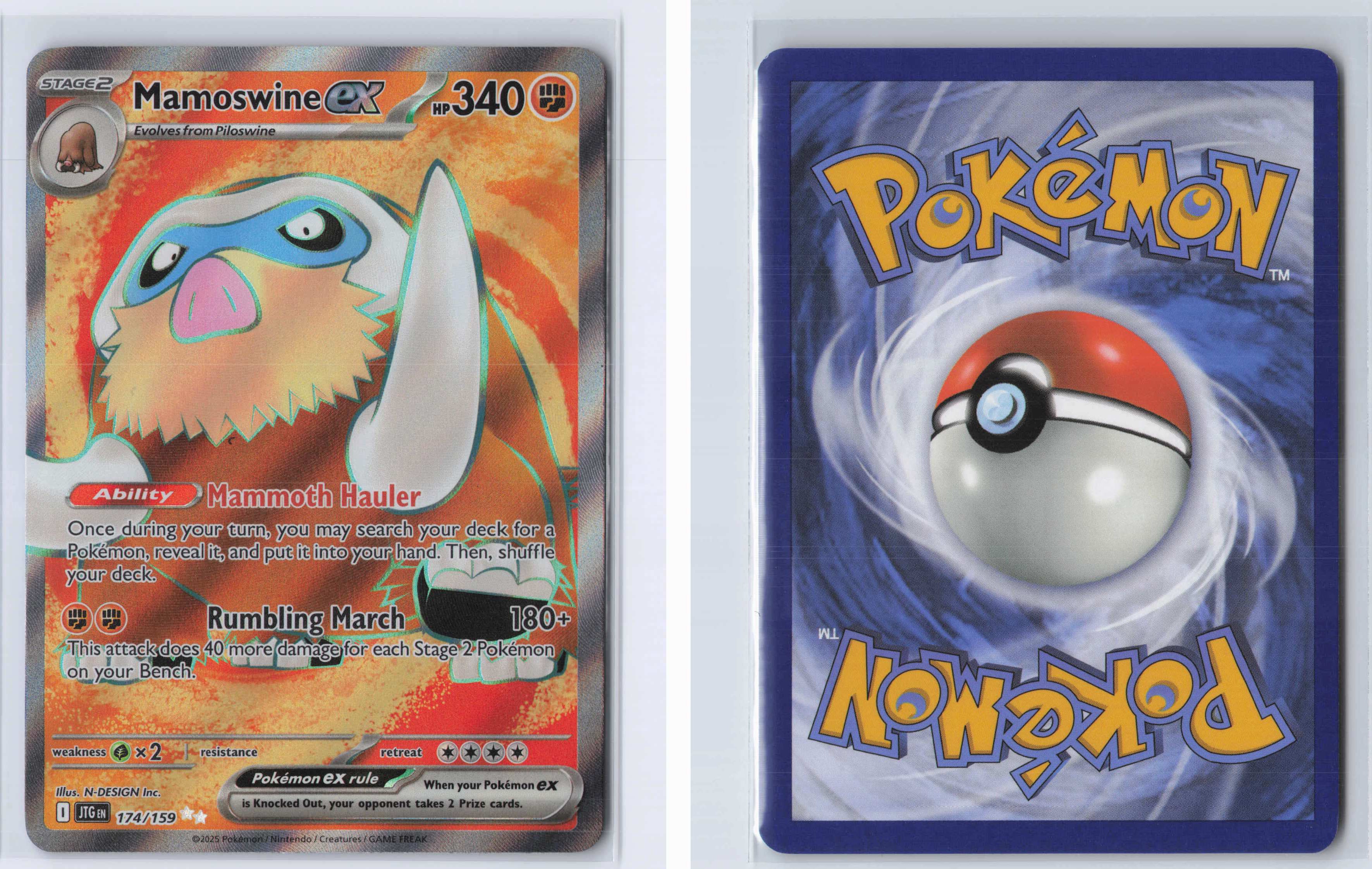 (#174/159) Mamoswine ex [SV09: Journey Together]