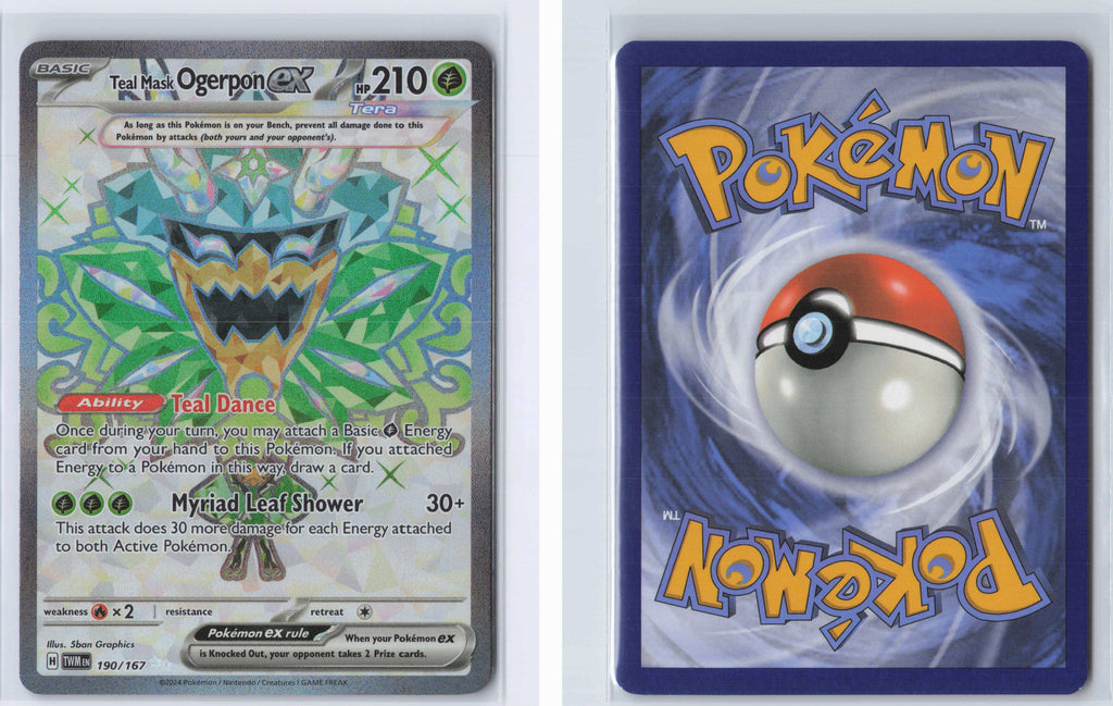 (#190/167) Teal Mask Ogerpon ex [SV06: Twilight Masquerade]