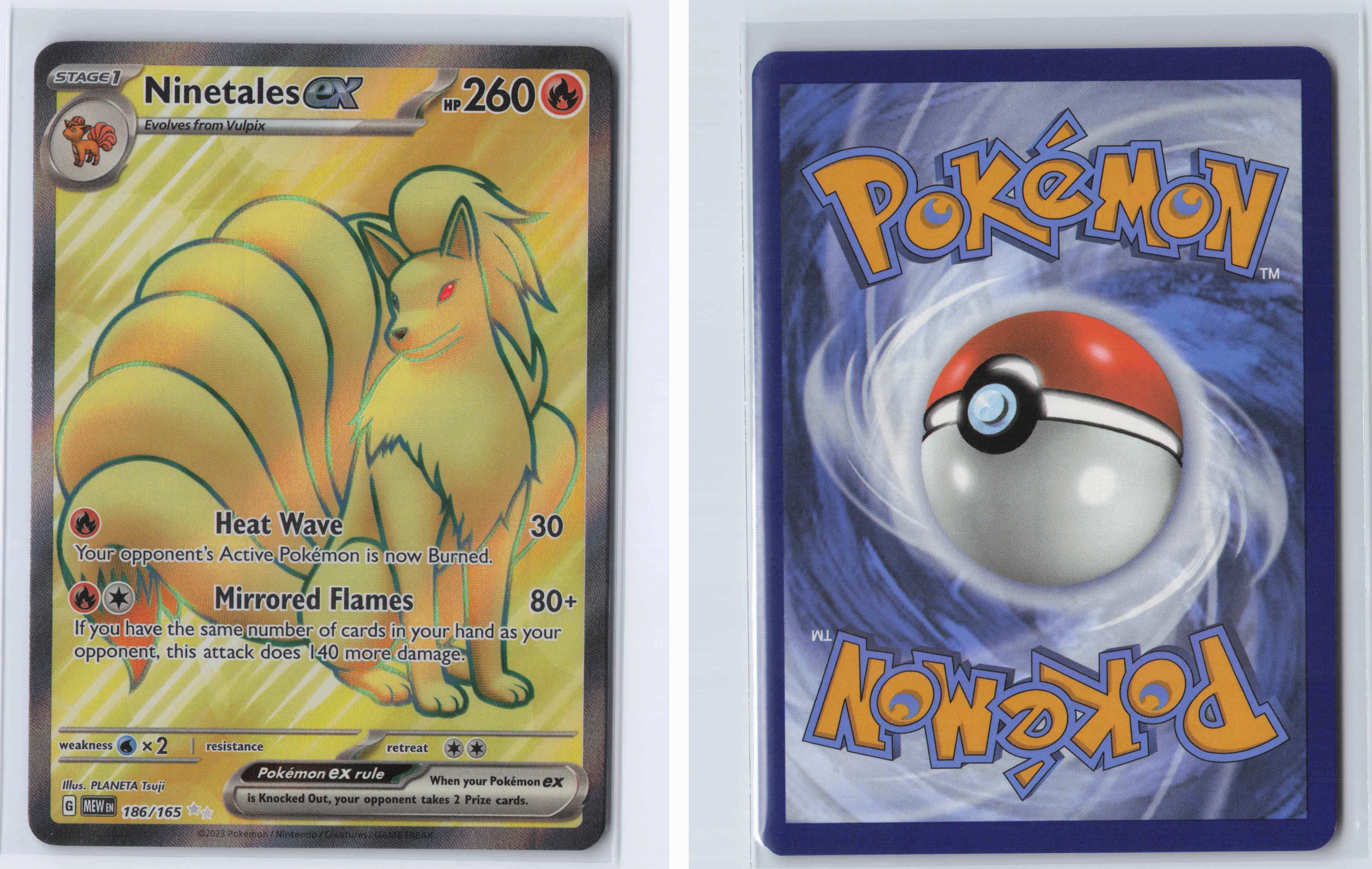 (#186/165) Ninetales ex [SV: Scarlet & Violet 151]