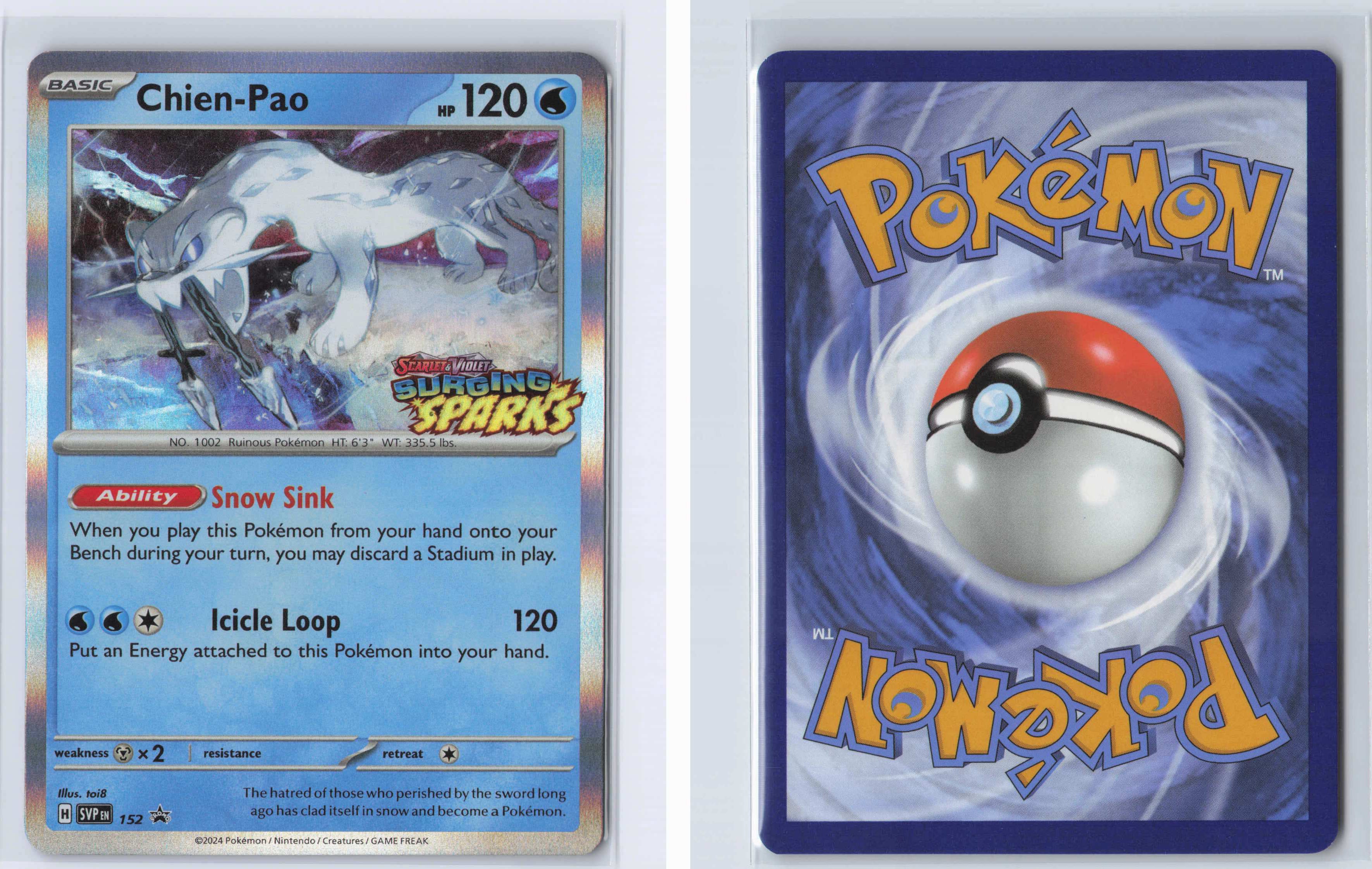(#152) Chien-Pao [SV: Scarlet & Violet Promo Cards]