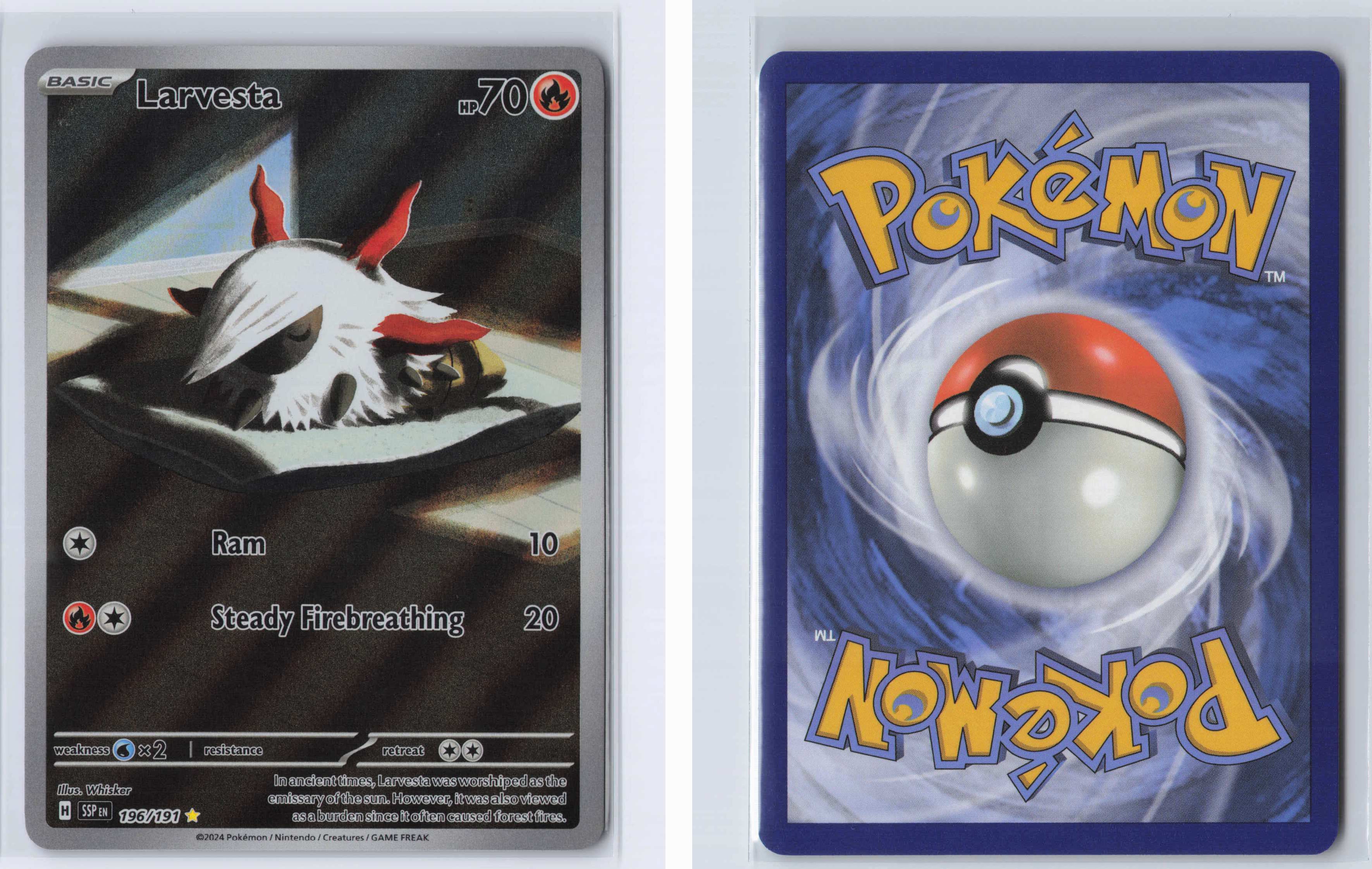 (#196/191) Larvesta [SV08: Surging Sparks]