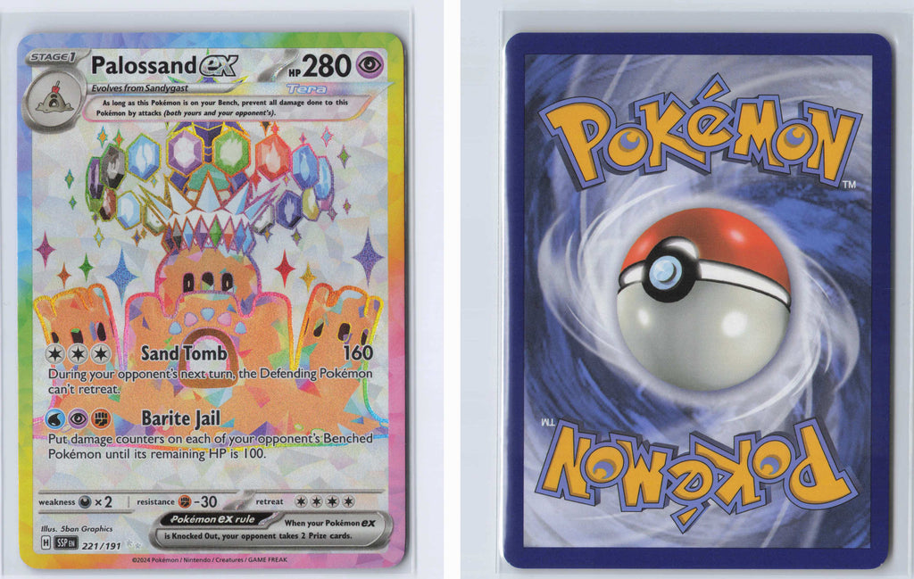(#221/191) Palossand ex [SV08: Surging Sparks]