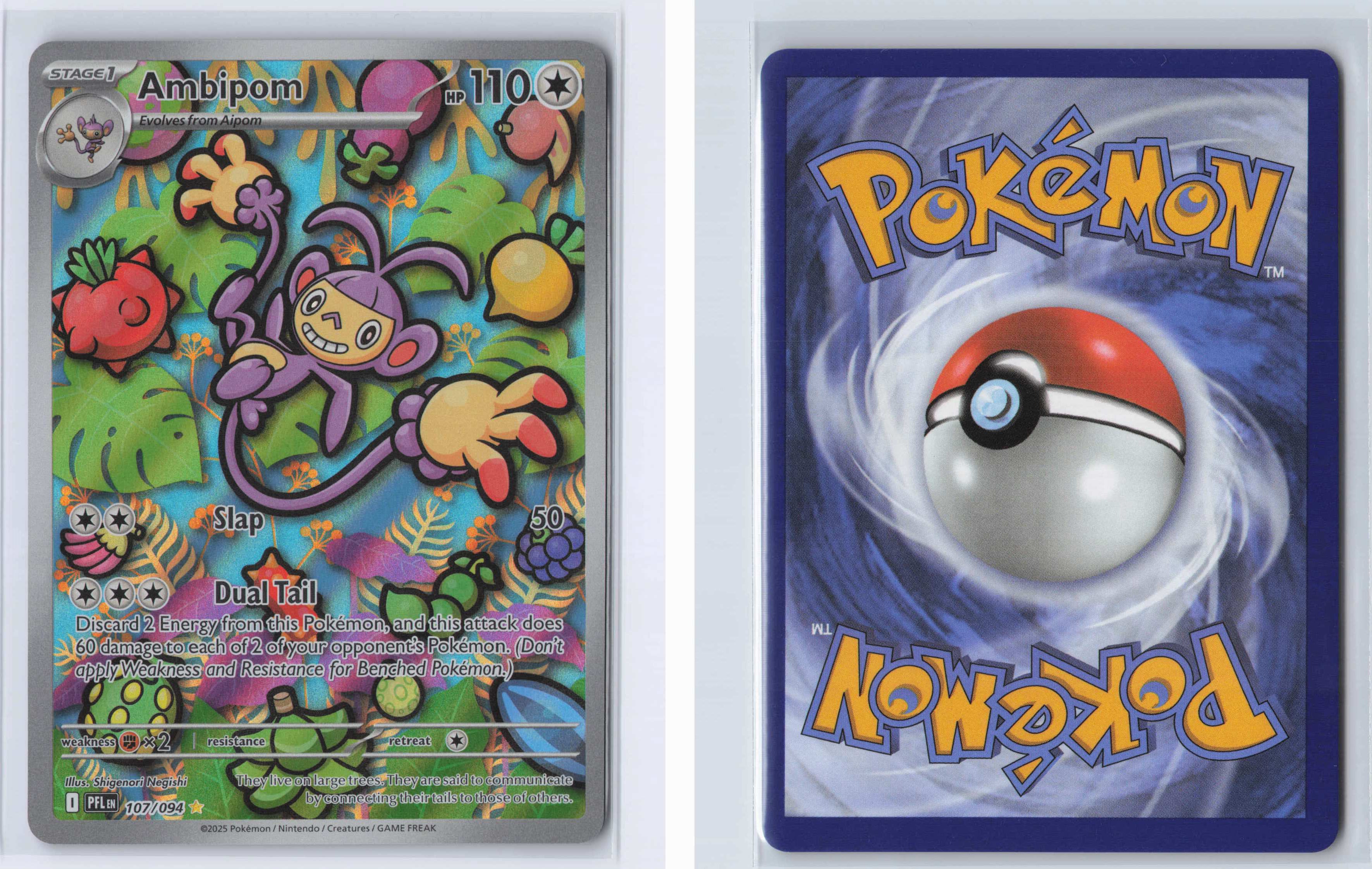 (#107/094) Ambipom [Mega Evolutions: Phantasmal Flames]