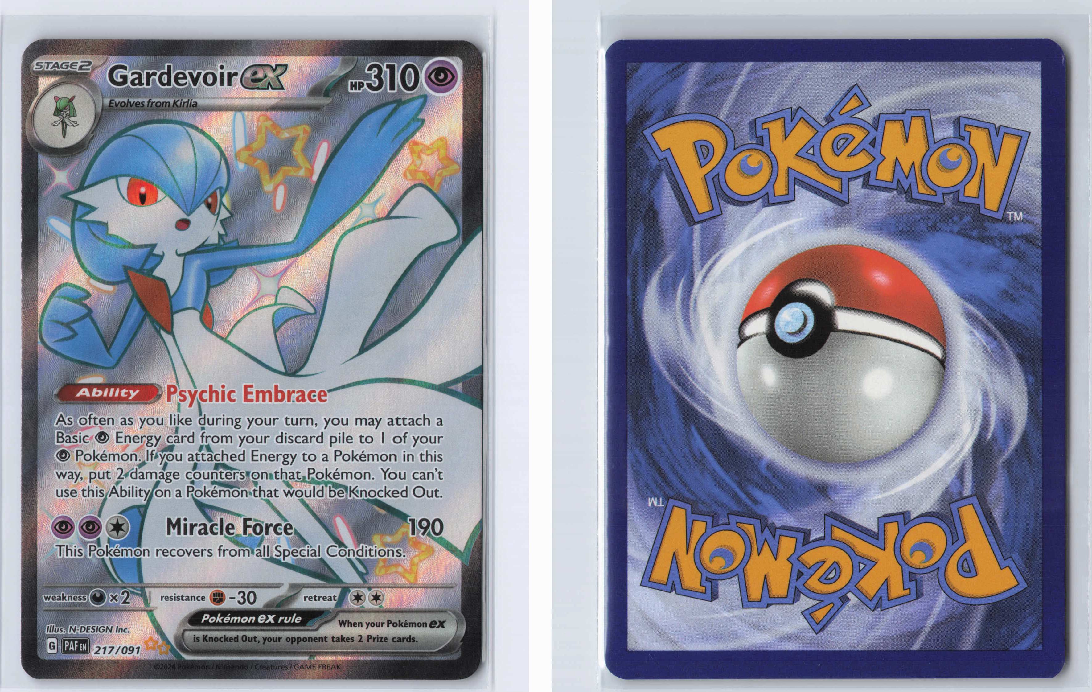 (#217/091) Gardevoir ex [SV: Paldean Fates]