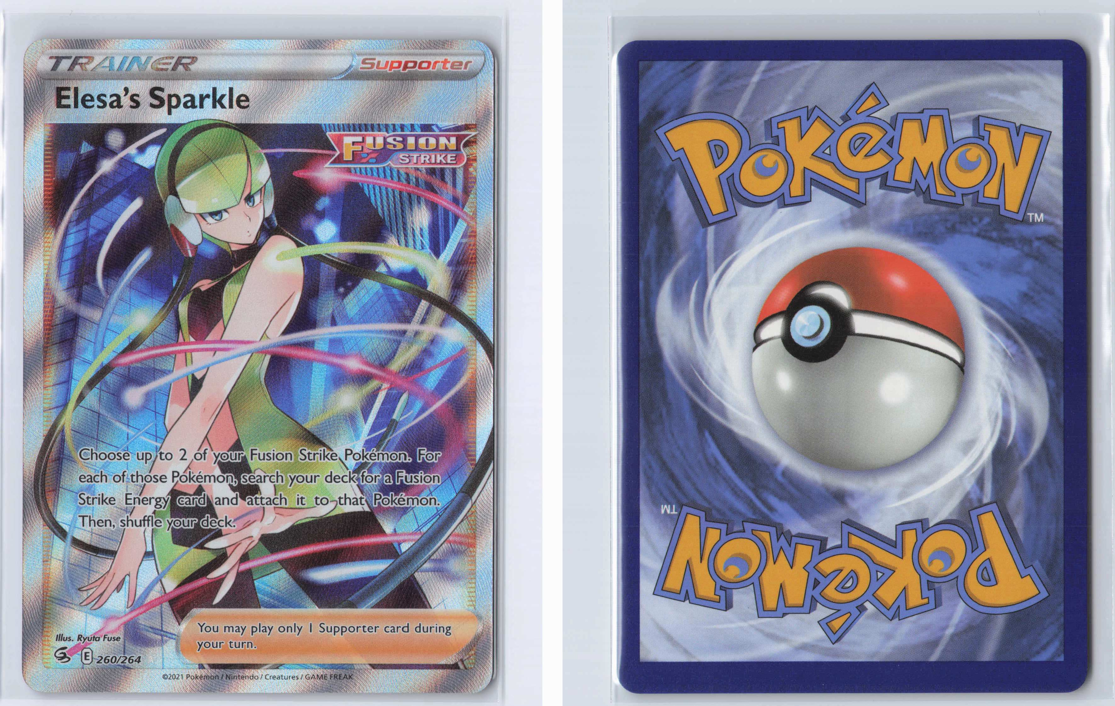 (#260/264) Elesa's Sparkle (Full Art) [SWSH08: Fusion Strike]