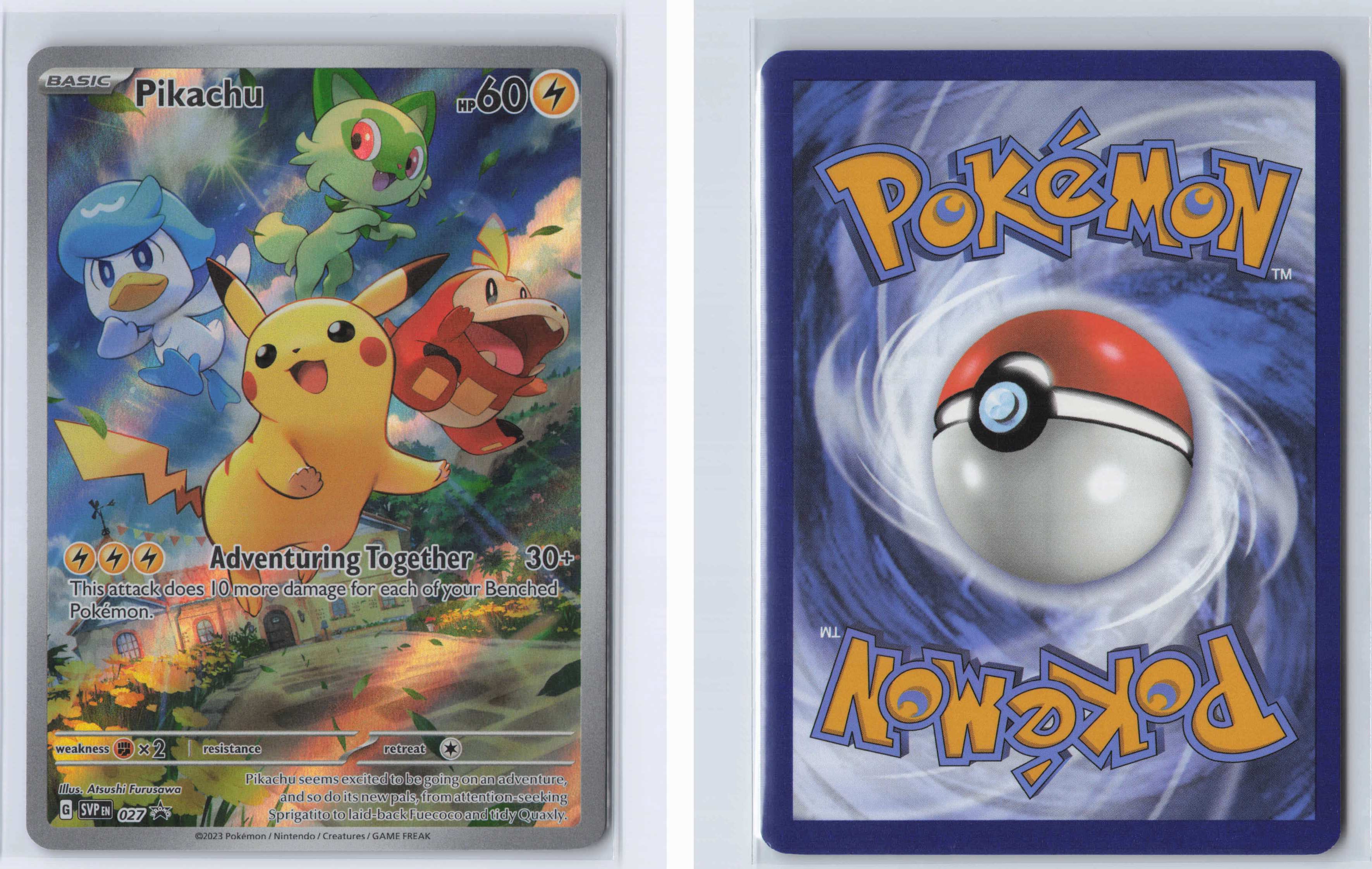 (#27) Pikachu - [SV: Scarlet & Violet Promo Cards]