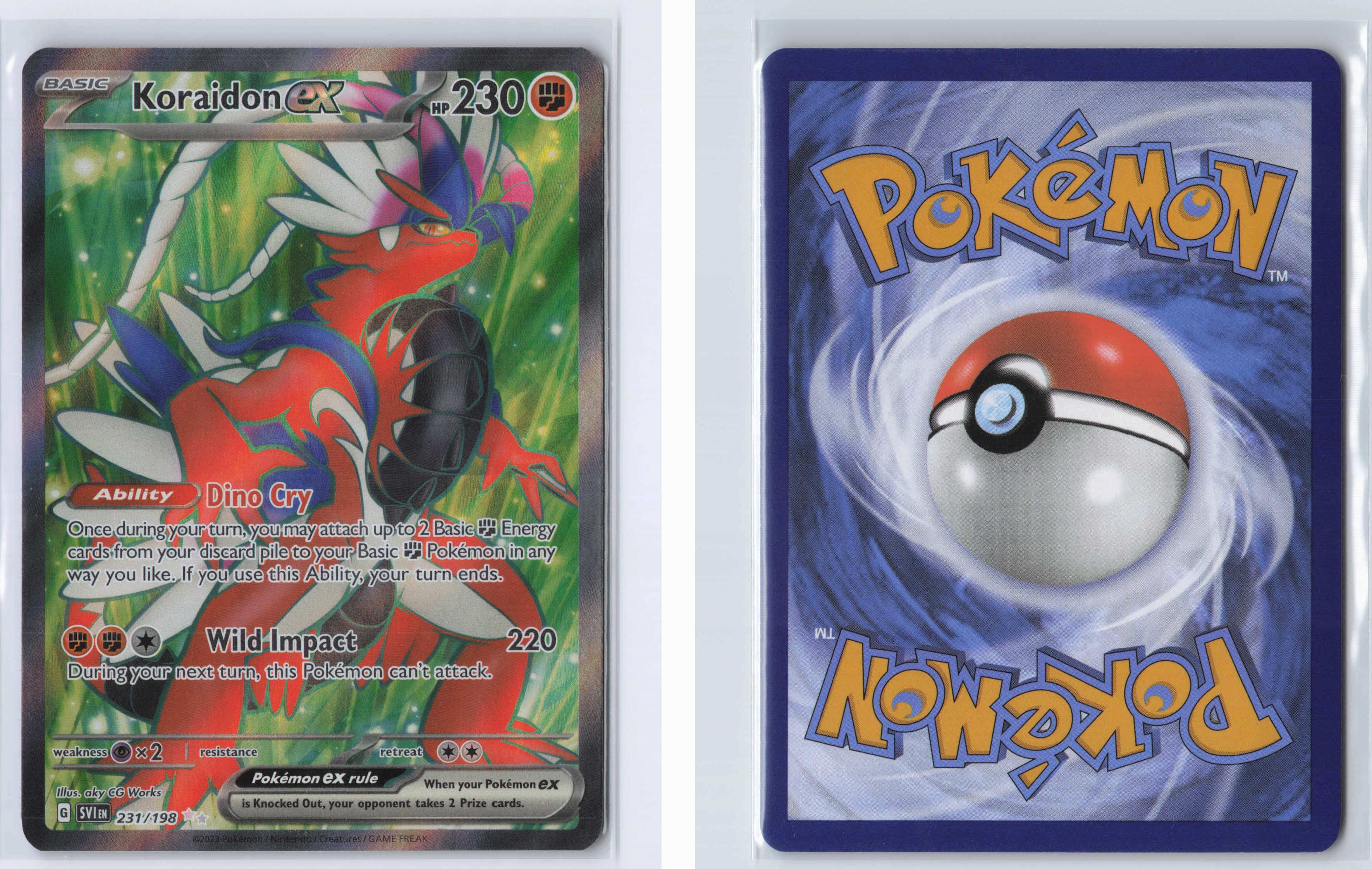 (#231/198) Koraidon ex [SV01: Scarlet & Violet Base Set]