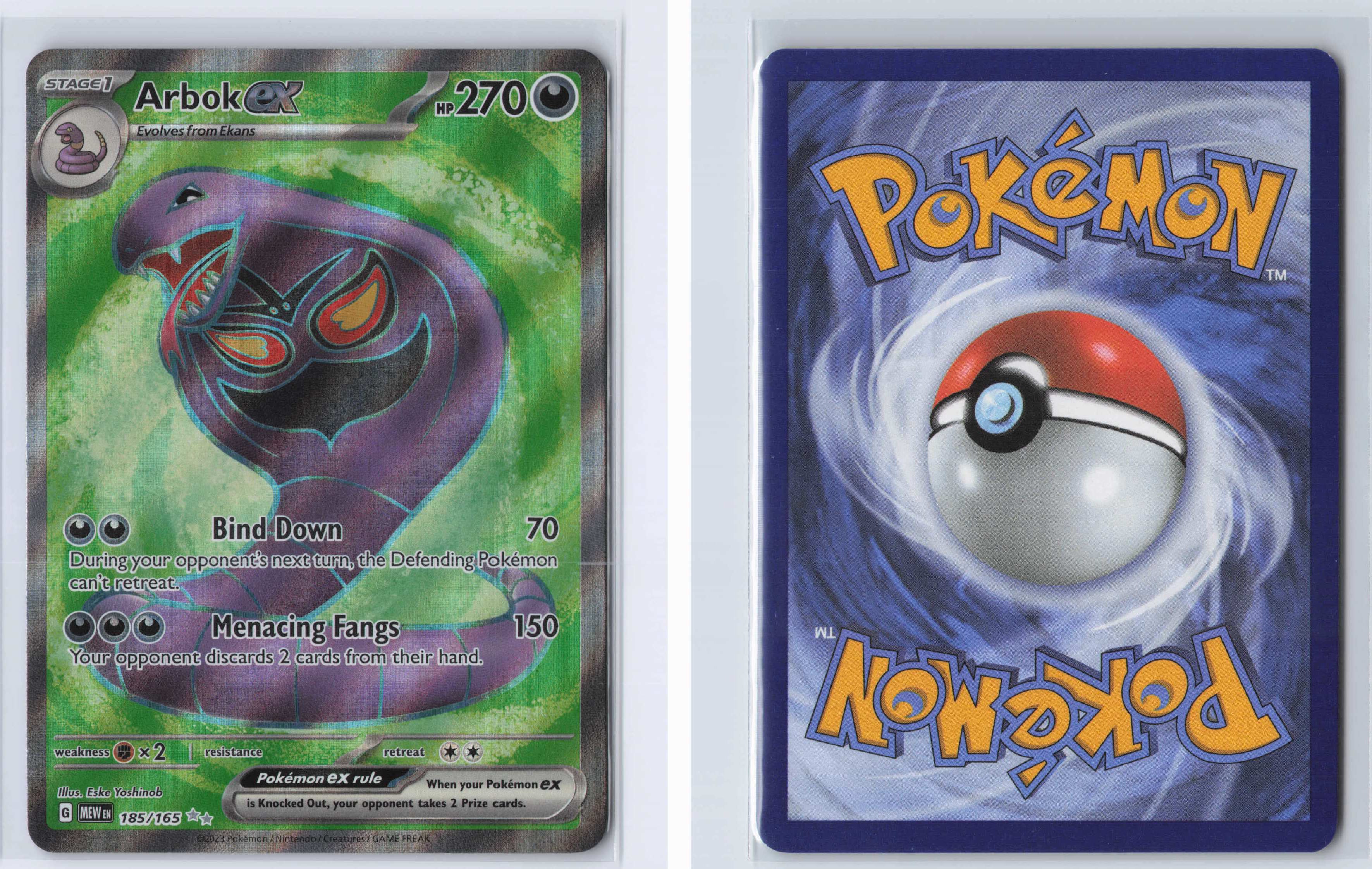 (#185/165) Arbok ex [SV: Scarlet & Violet 151]