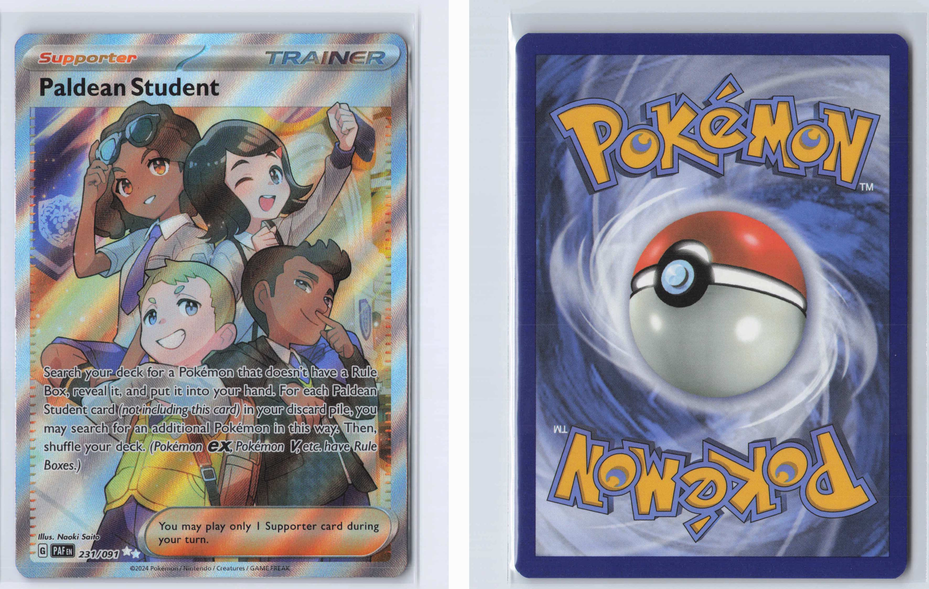 (#231/091) Paldean Student [SV: Paldean Fates]