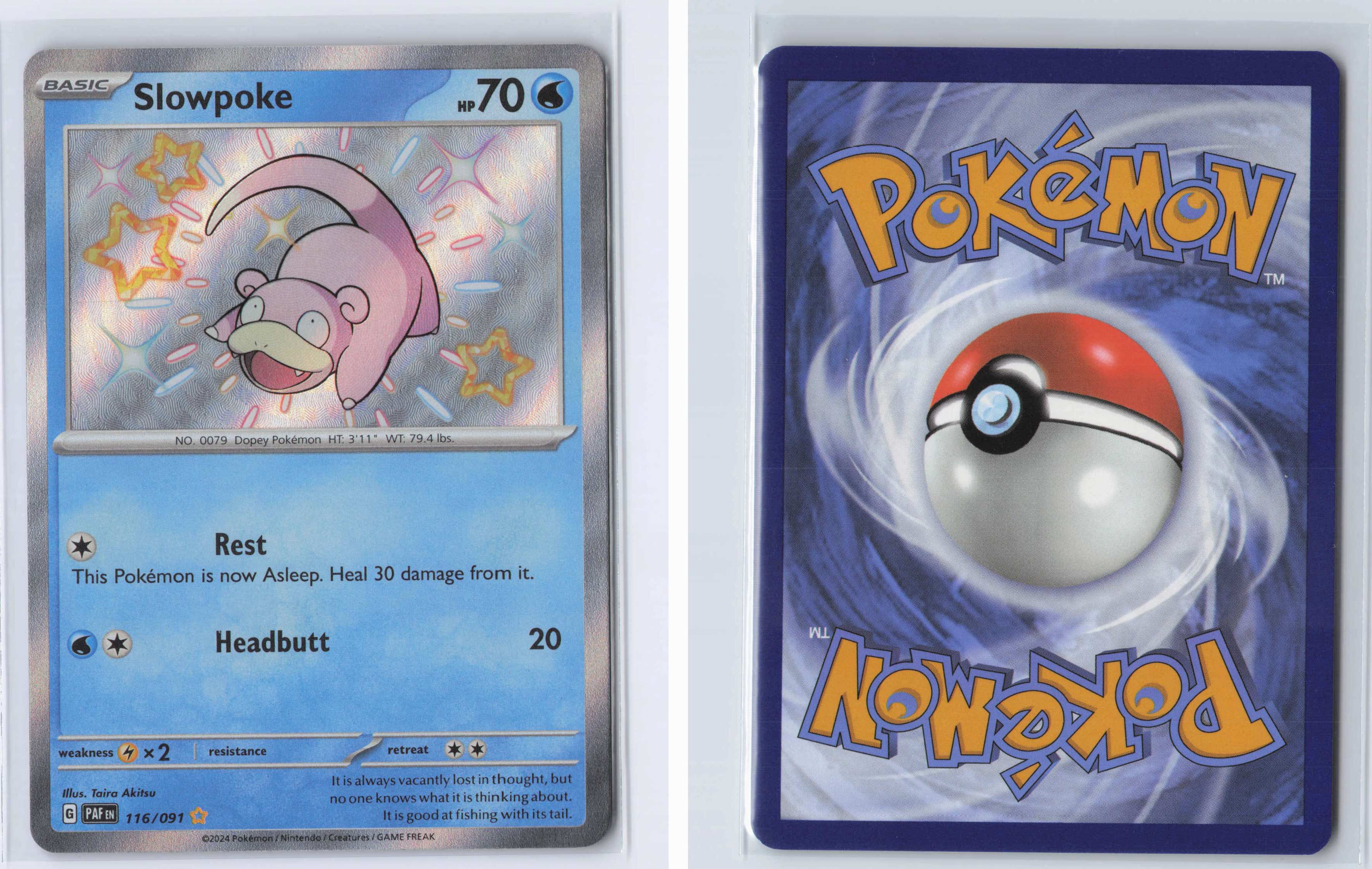 (#116/091) Slowpoke [SV: Paldean Fates]