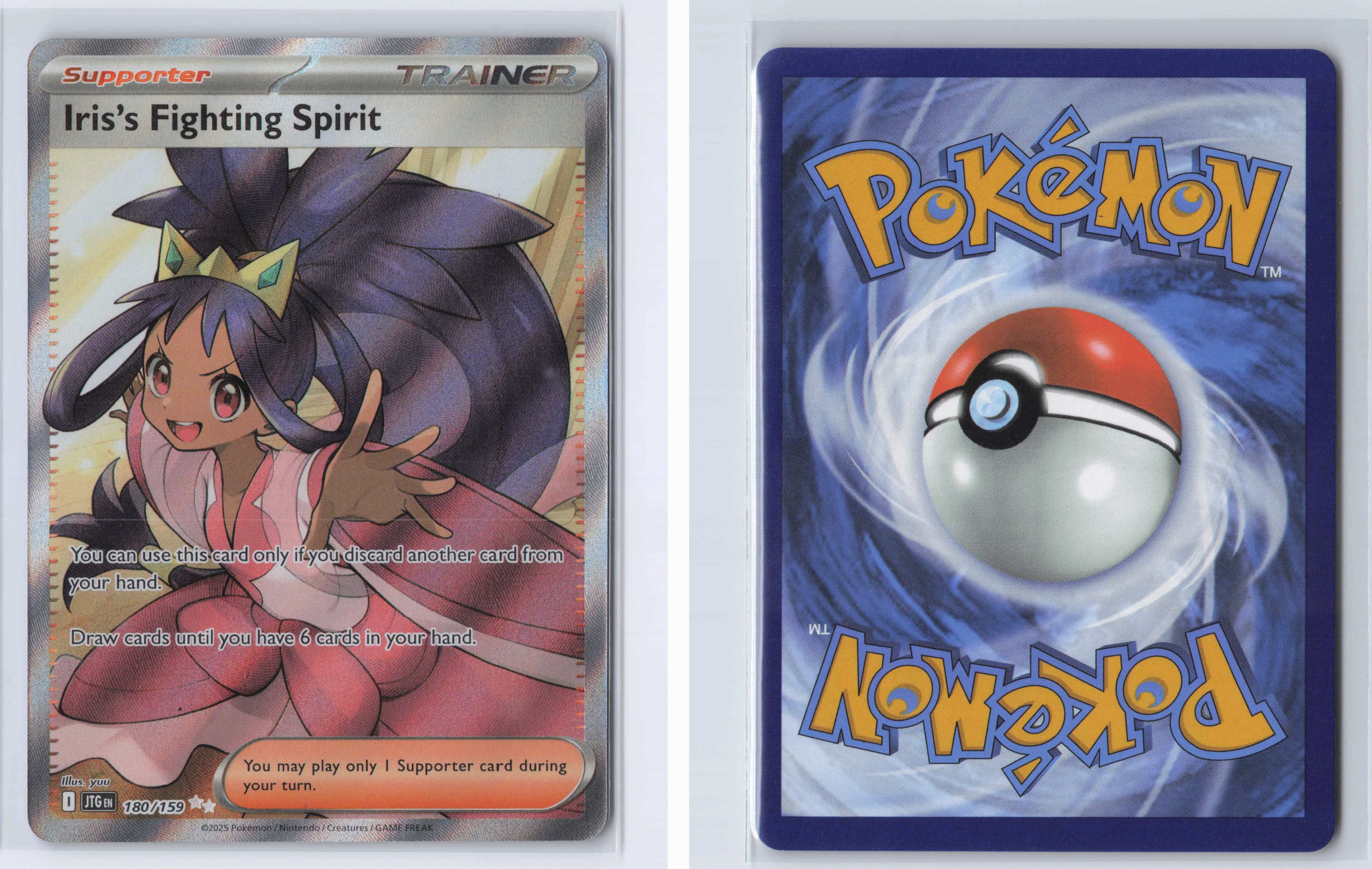 (#180/159) Iris's Fighting Spirit [SV09: Journey Together]
