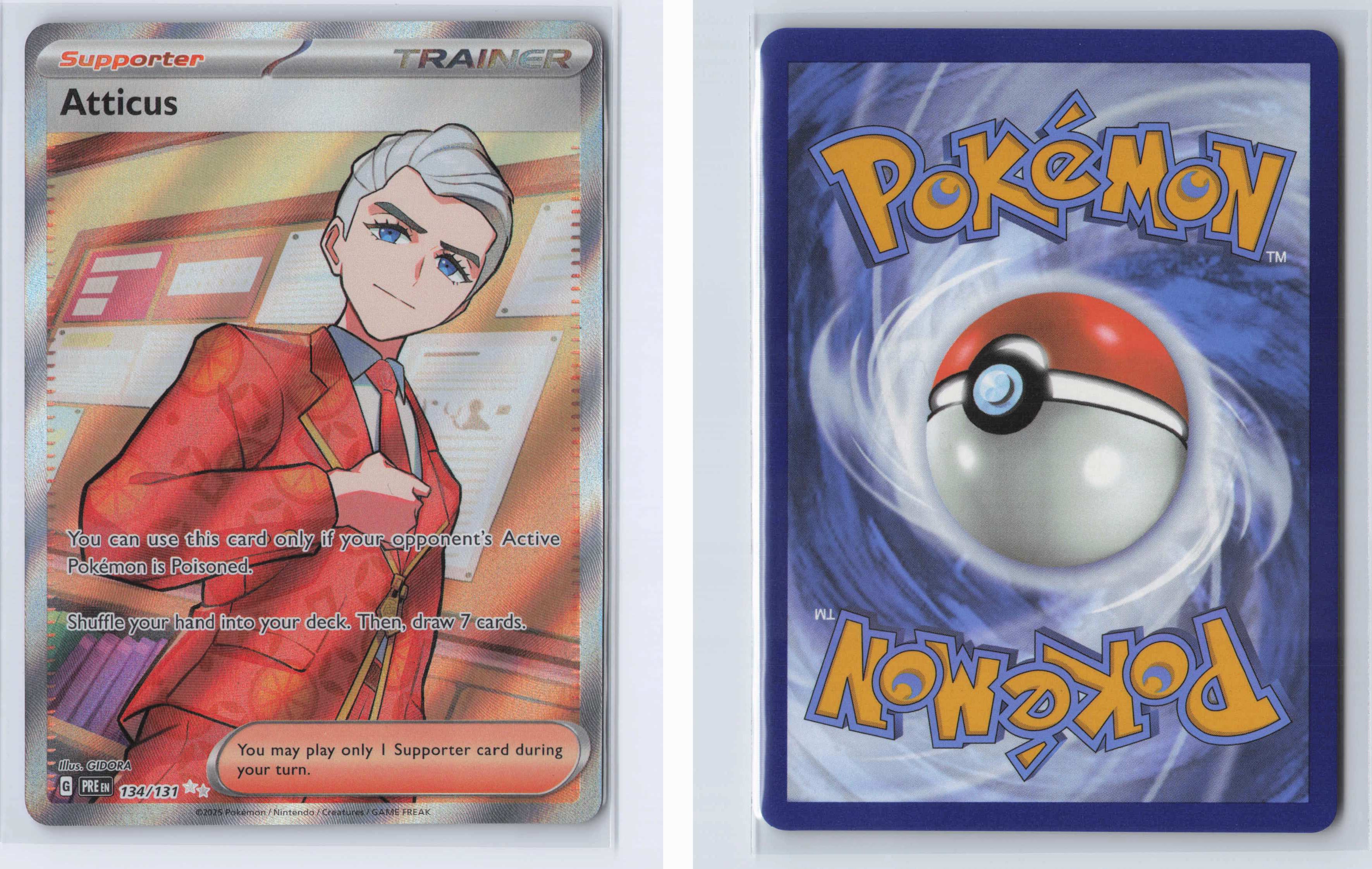 (#134/131) Atticus [SV: Prismatic Evolutions]