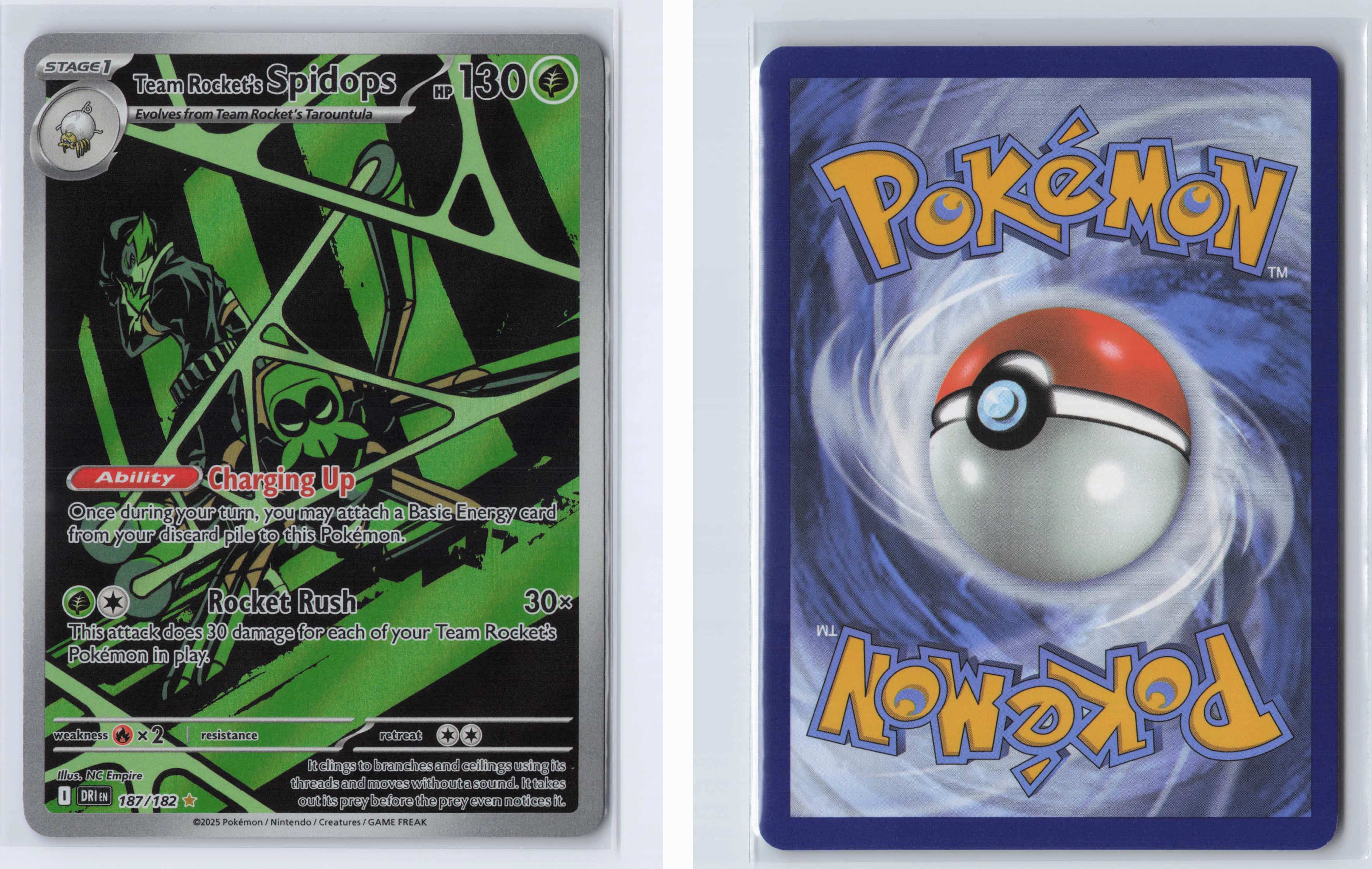(#187/182) Team Rocket's Spidops [SV10: Destined Rivals]