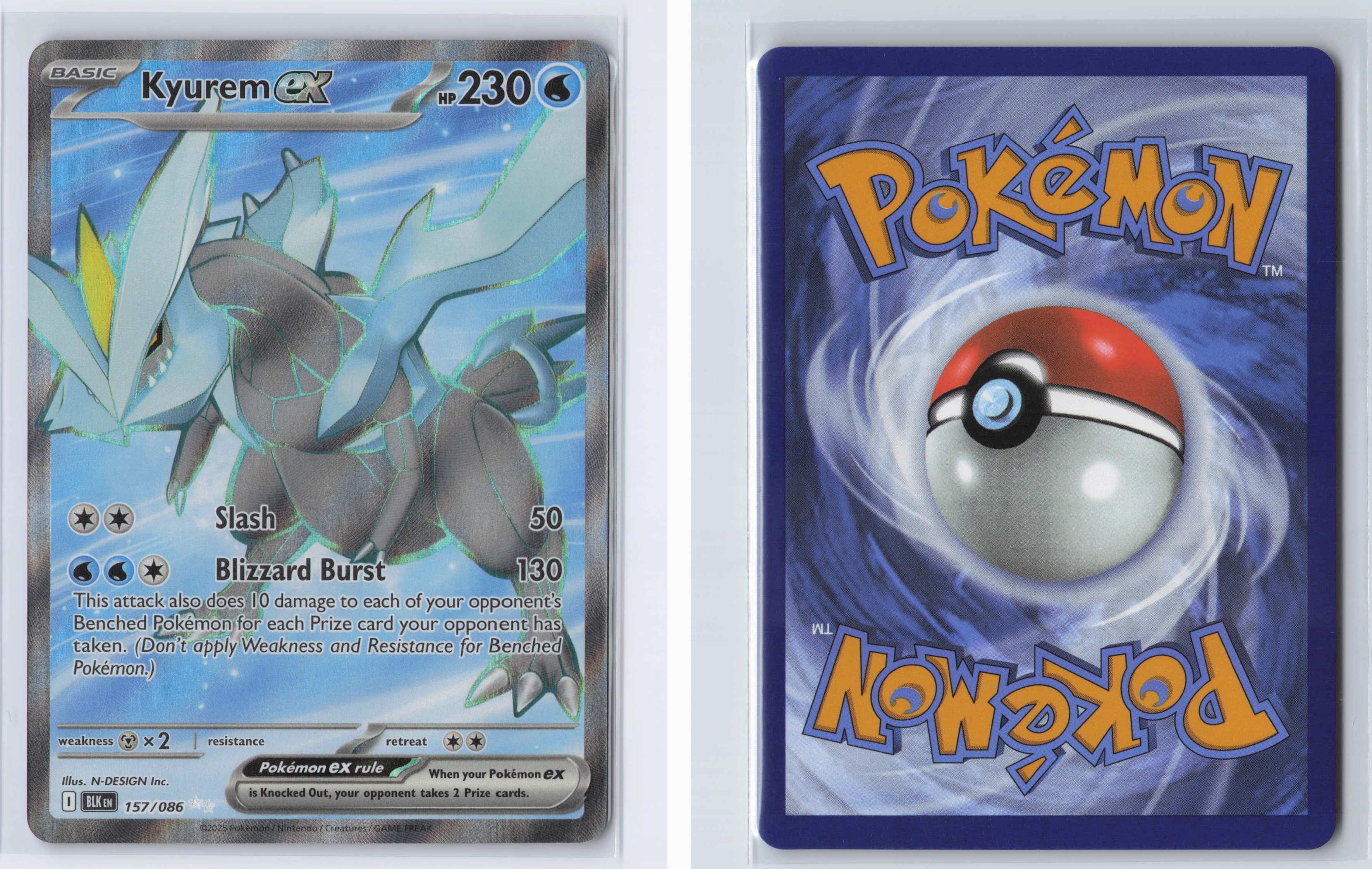 (#157/086) Kyurem ex [SV: Black Bolt]