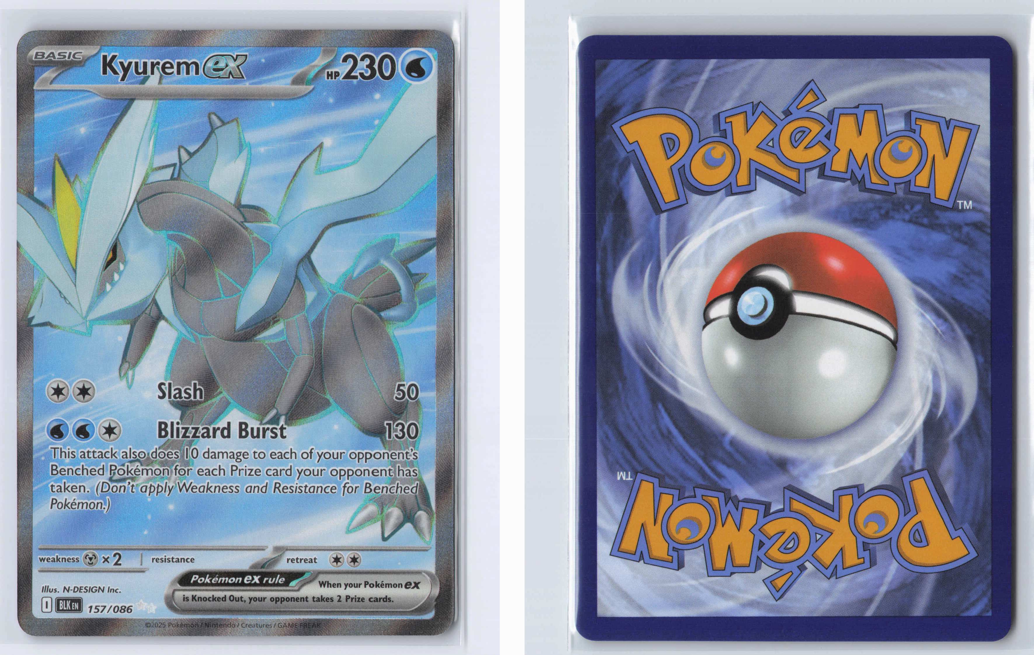 (#157/086) Kyurem ex [SV: Black Bolt]