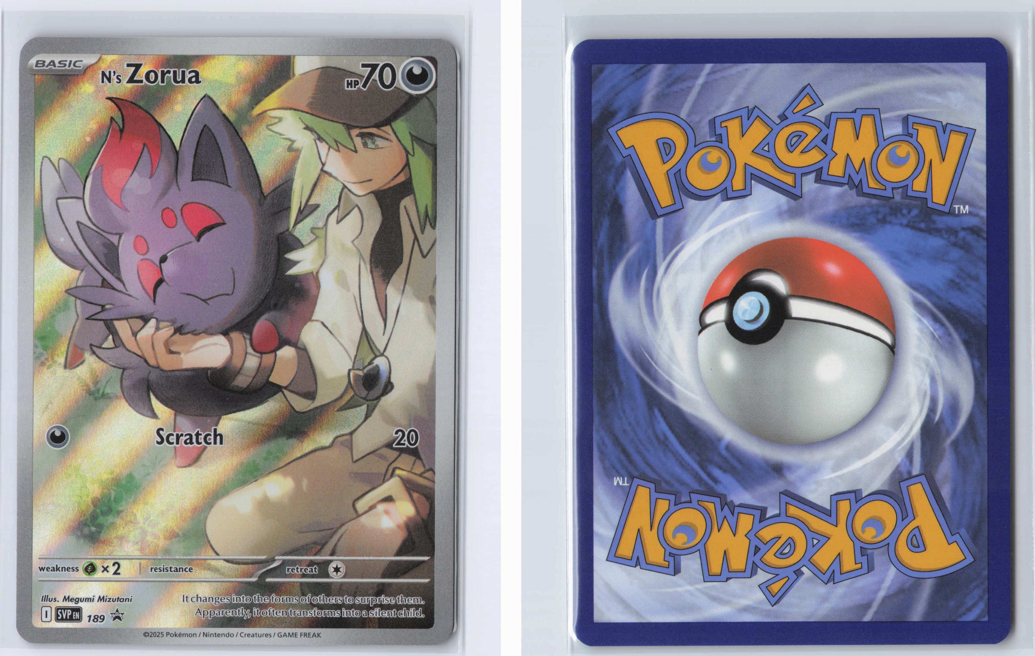 (#189) N's Zorua - [SV: Scarlet & Violet Promo Cards]