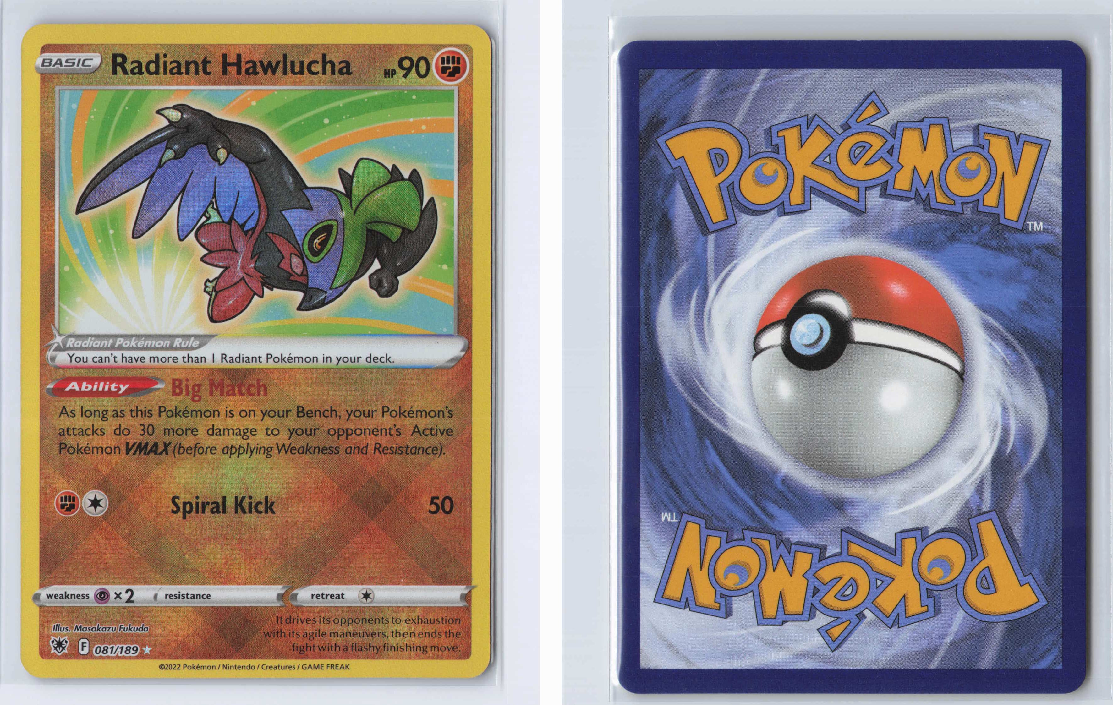 (#081/189) Radiant Hawlucha [SWSH10: Astral Radiance]