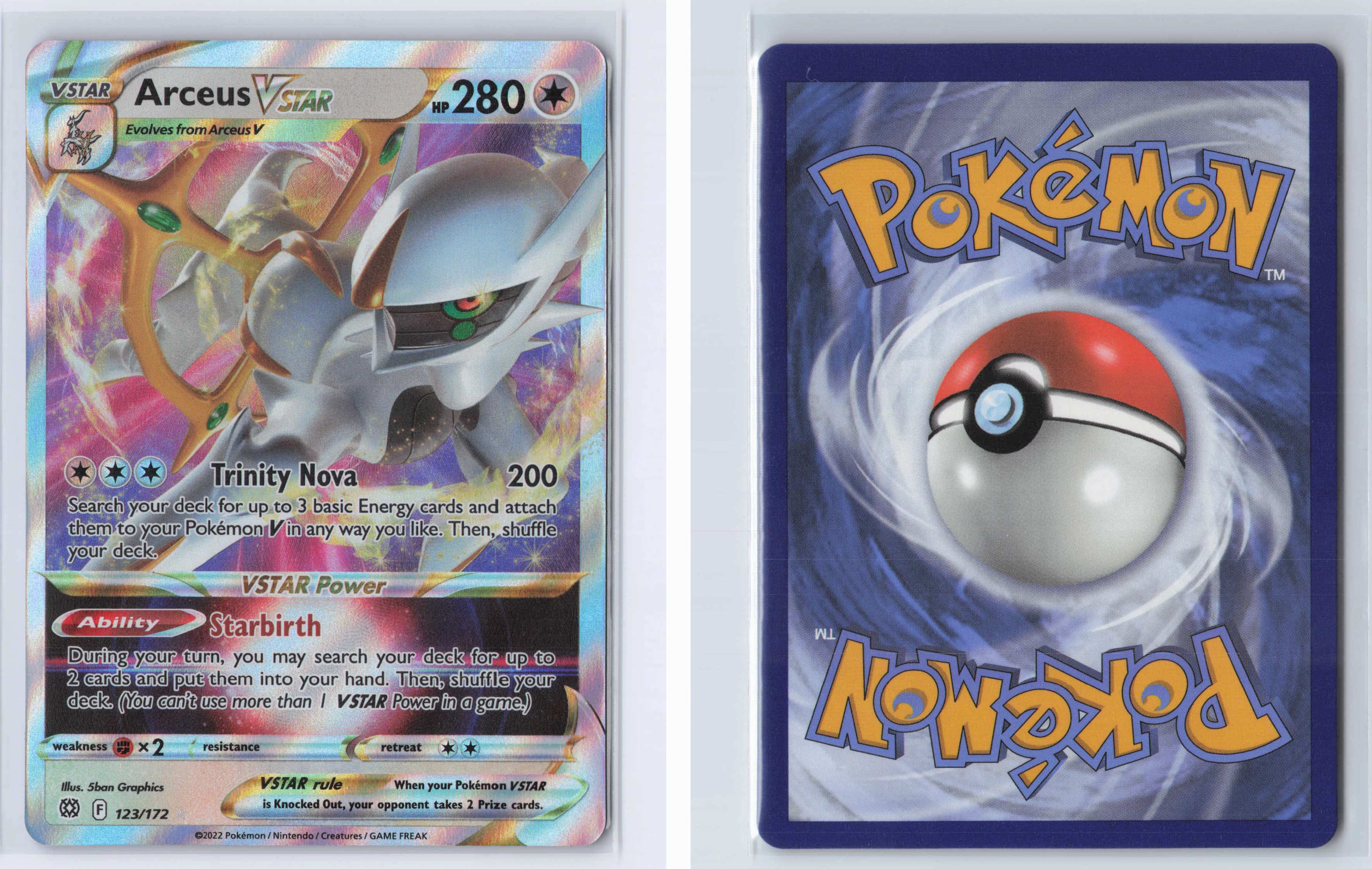 (#123/172) Arceus VSTAR [SWSH09: Brilliant Stars]