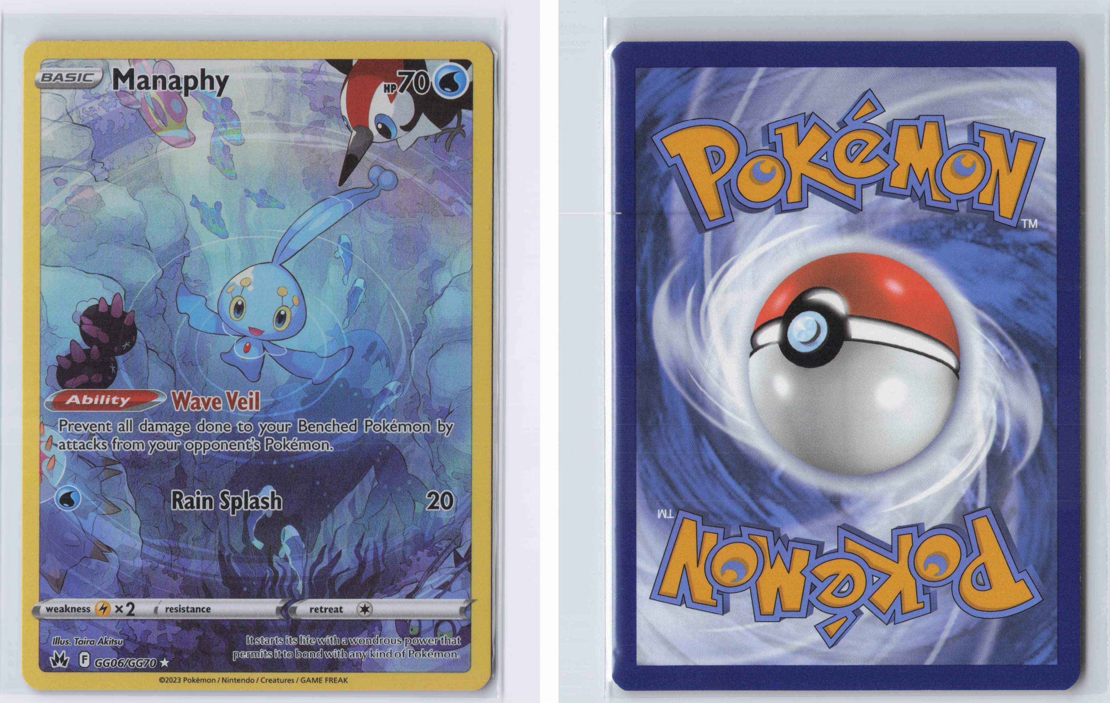 (#GG06/GG70) Manaphy [Crown Zenith: Galarian Gallery]