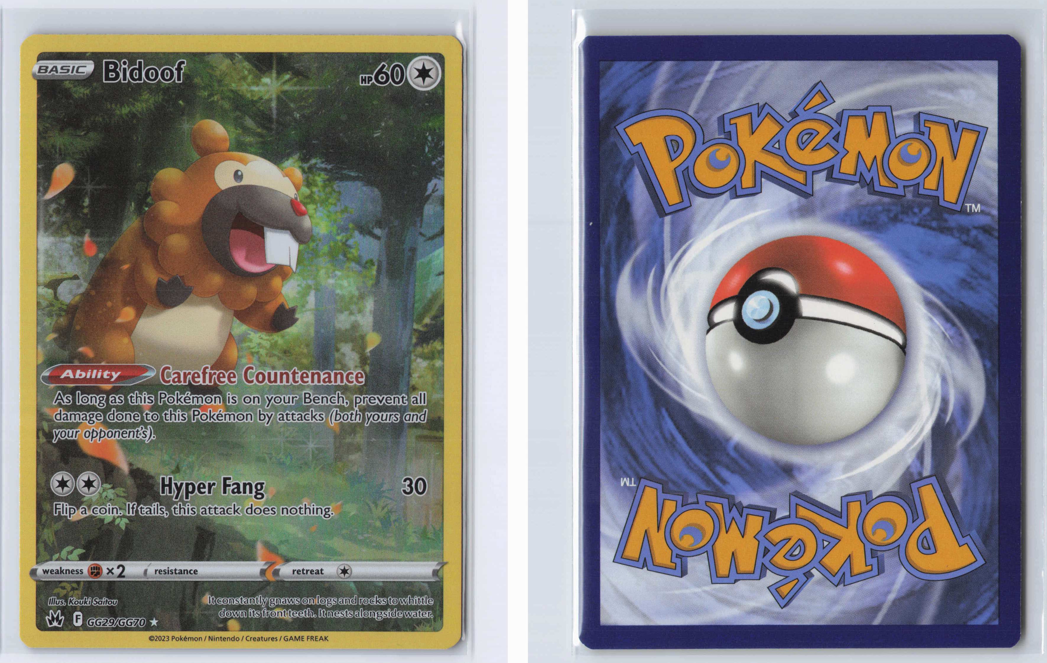 (#GG29/GG70) Bidoof [Crown Zenith: Galarian Gallery]