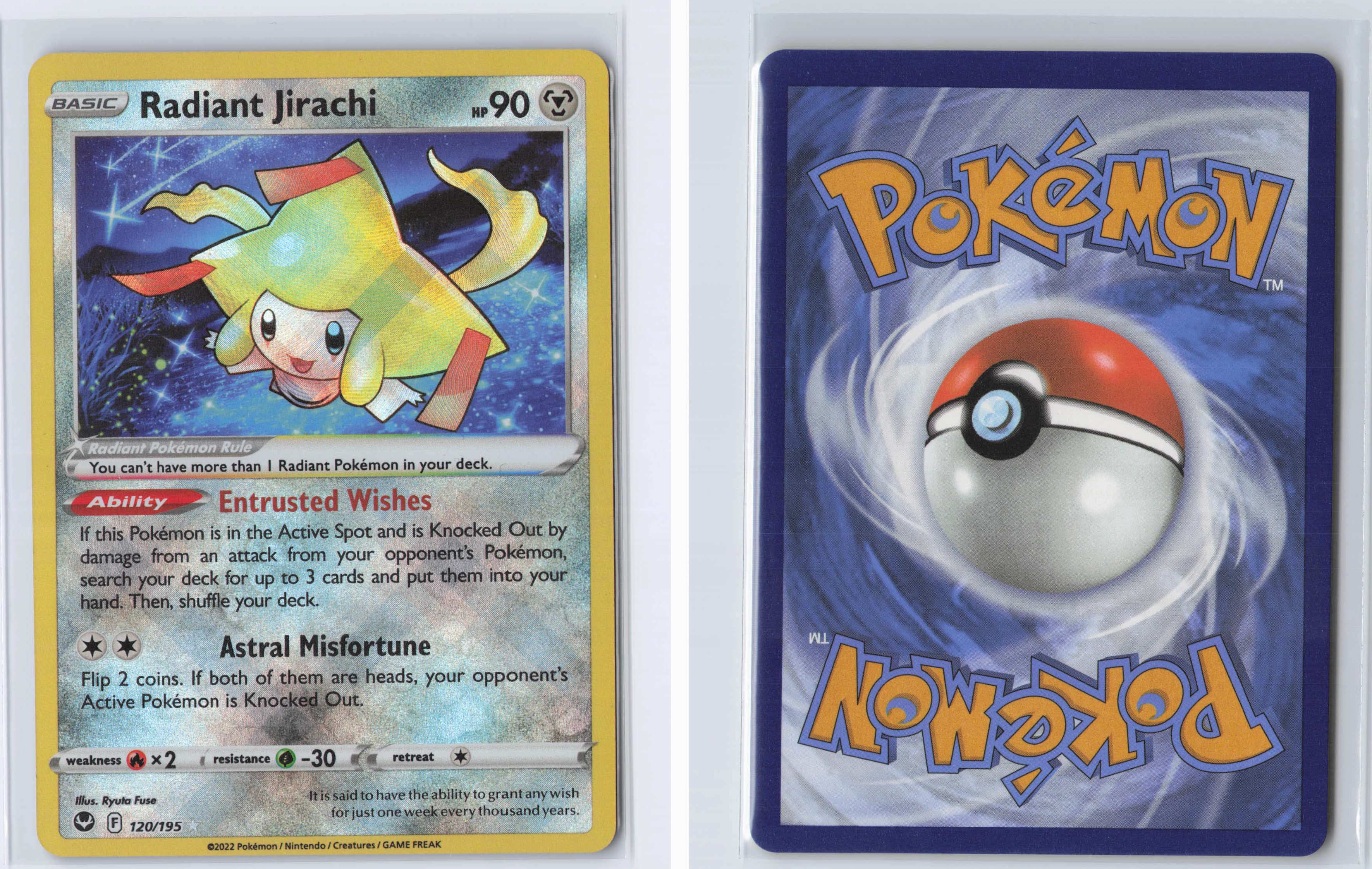 (#120/195) Radiant Jirachi [Sword & Shield: Silver Tempest]