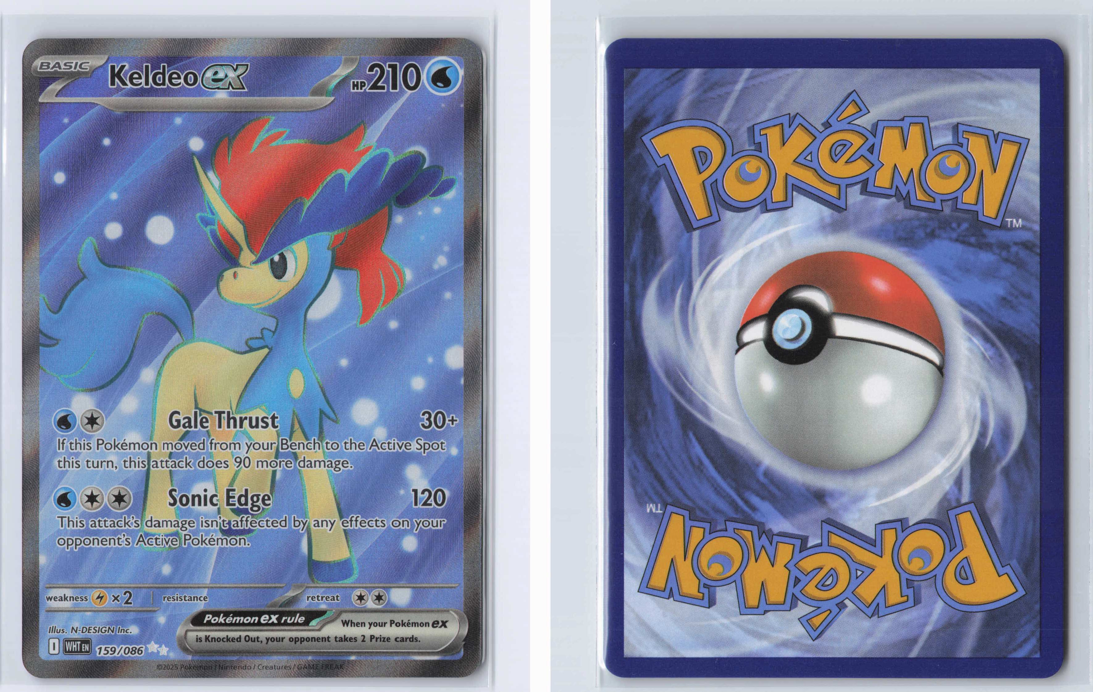 (#159/086) Keldeo ex [SV: White Flare]